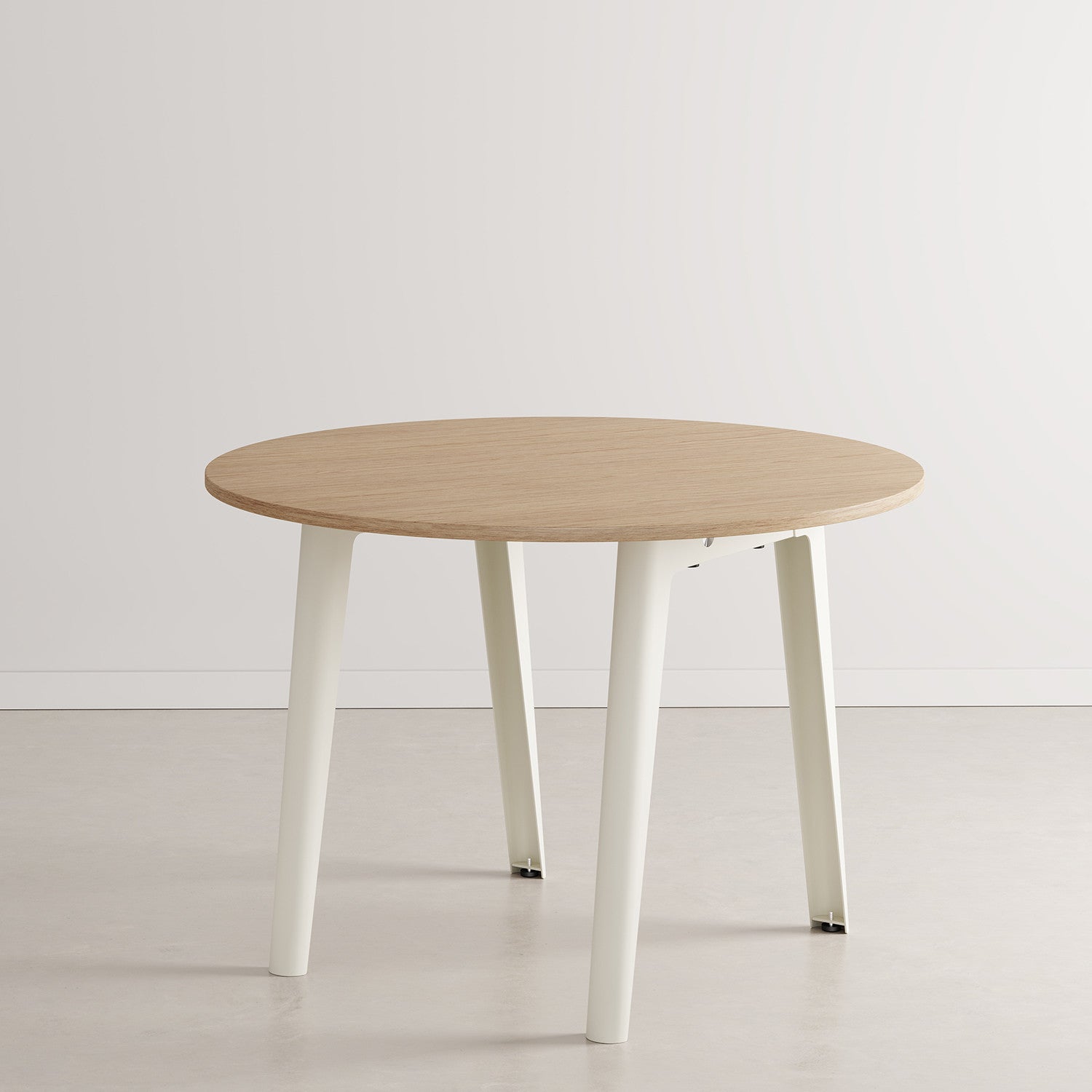 Table de réunion ronde NEW MODERN Ø 110cm - bois éco-certifié
