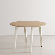 Table de réunion ronde NEW MODERN Ø 110cm - bois éco-certifié