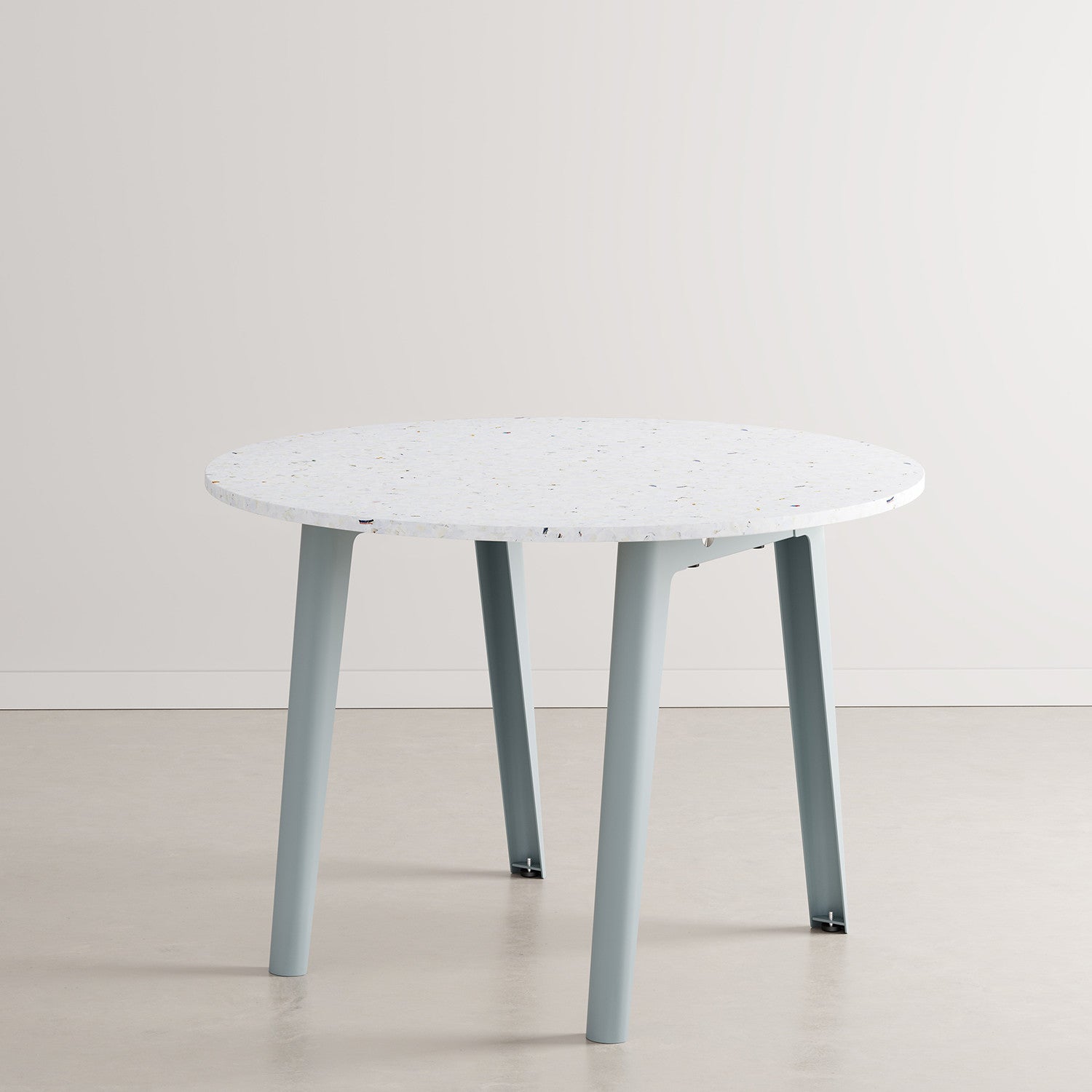 Table de réunion ronde NEW MODERN Ø 108cm - plastique recyclé Venezia