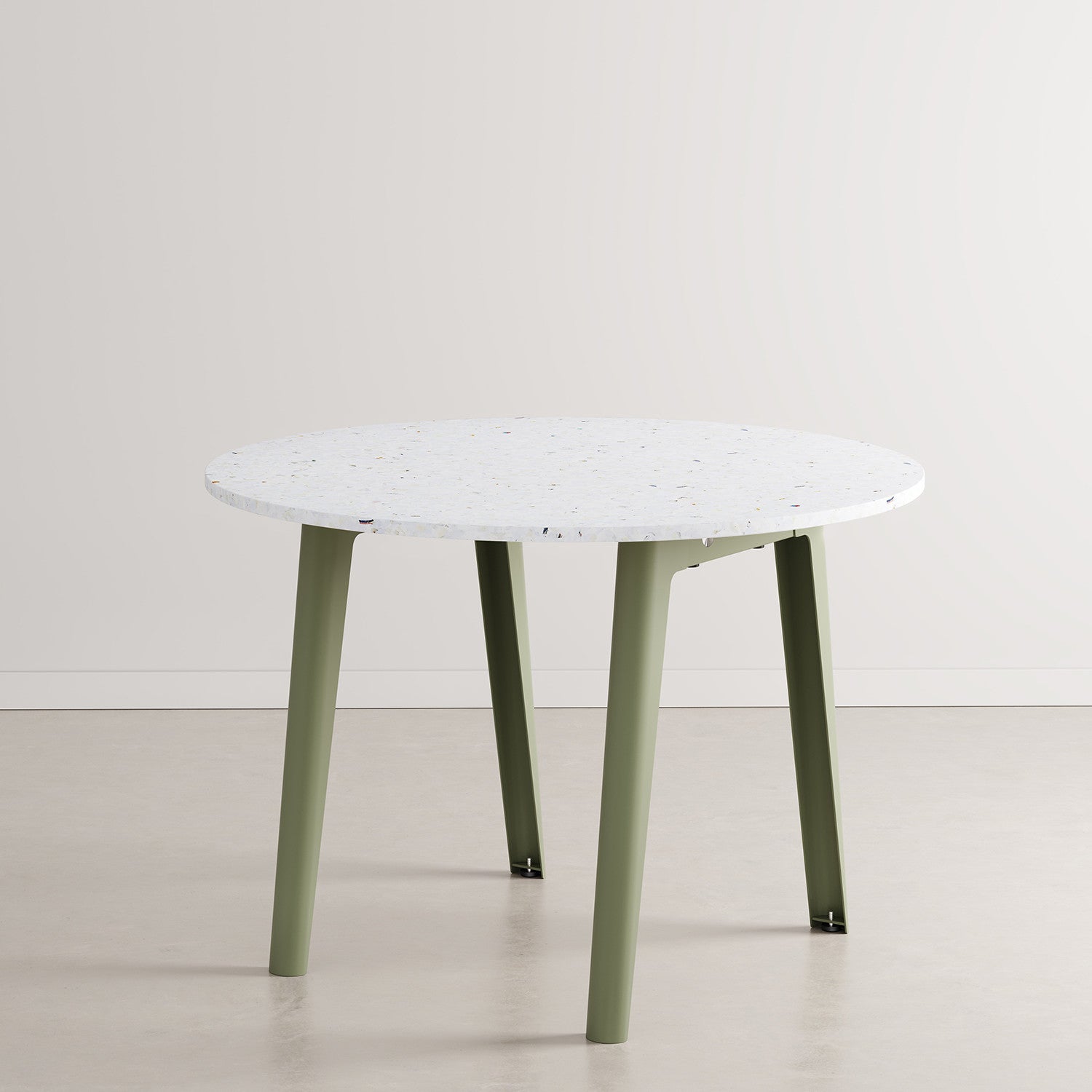 Table de réunion ronde NEW MODERN Ø 108cm - plastique recyclé Venezia
