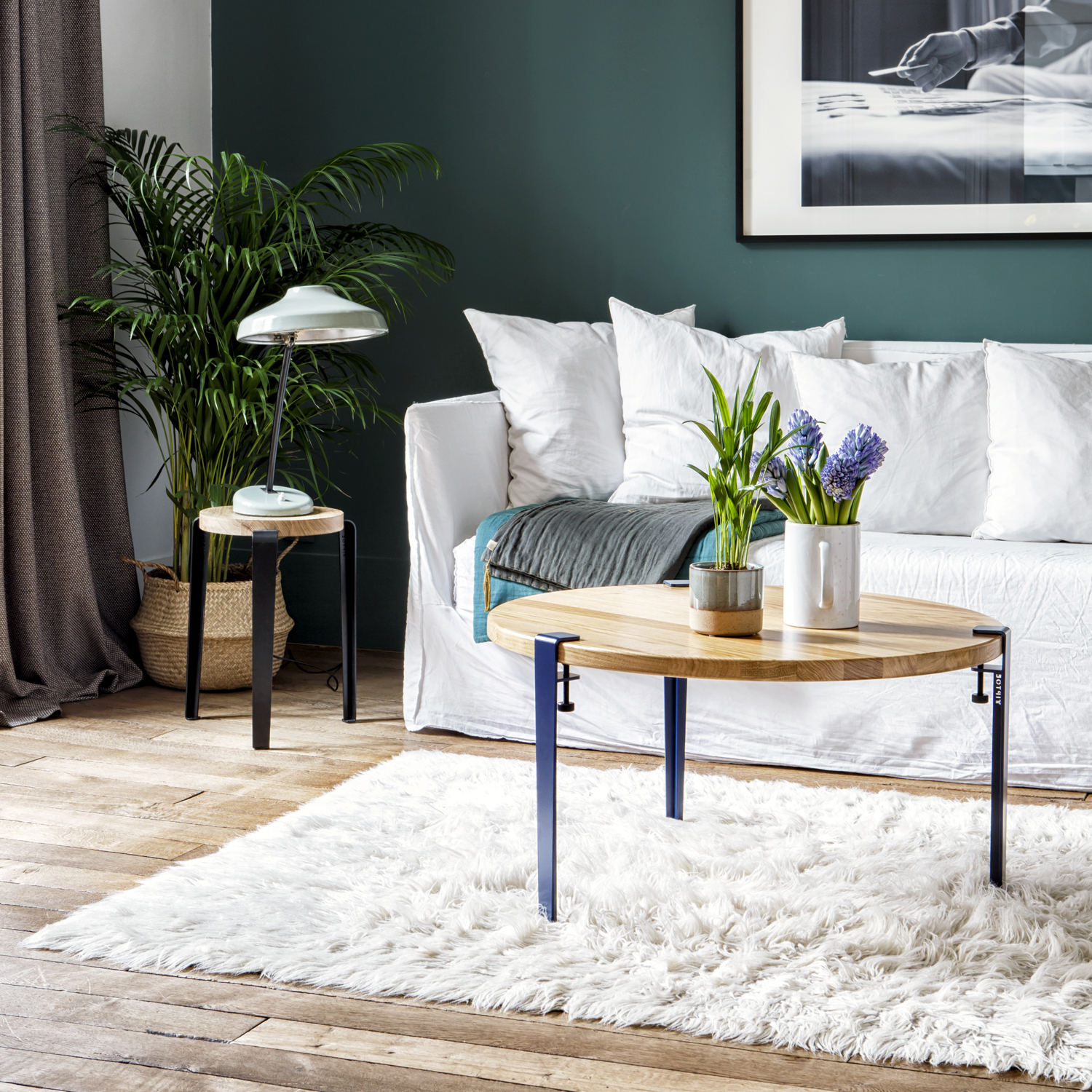 Set of 3 or 4 table legs - 43cm