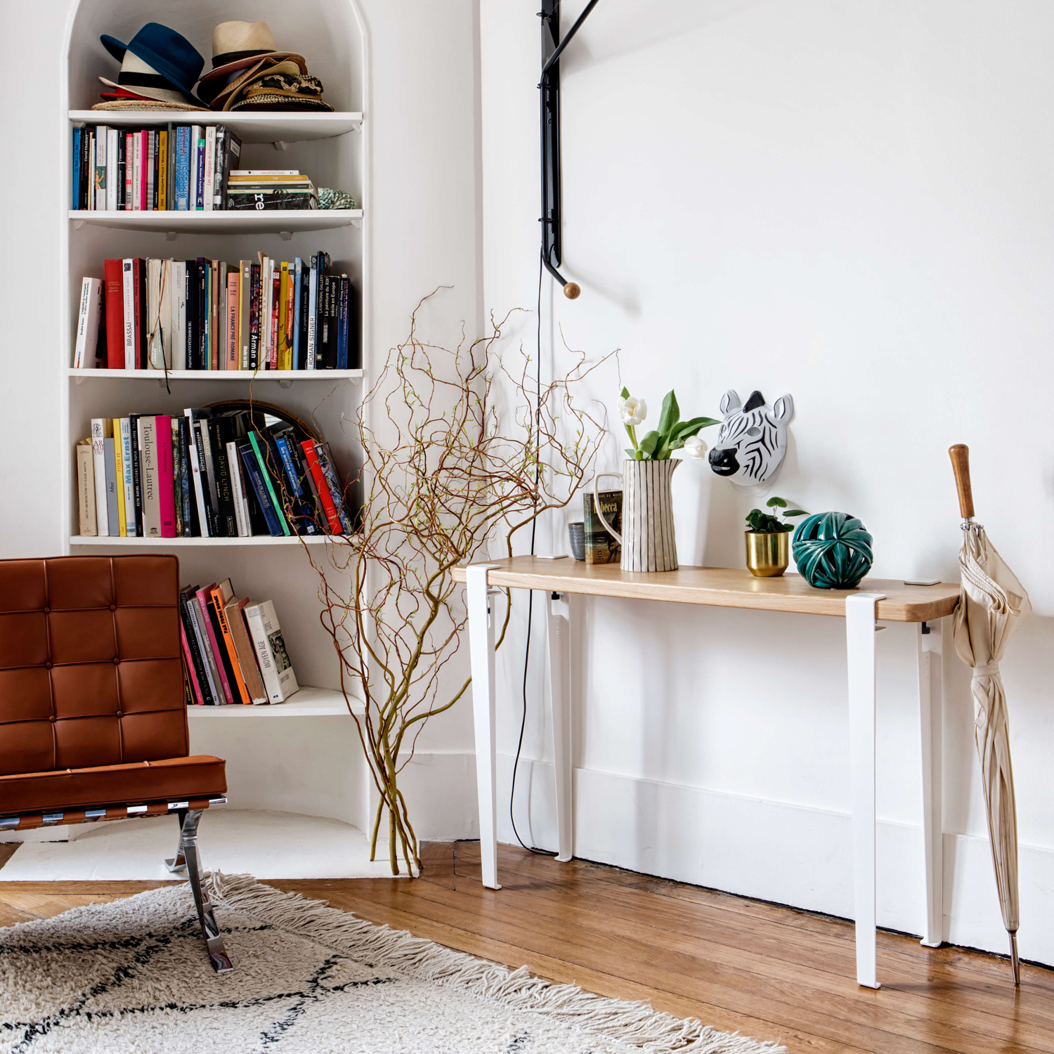 TIPTOE console 120x30cm - solid oak