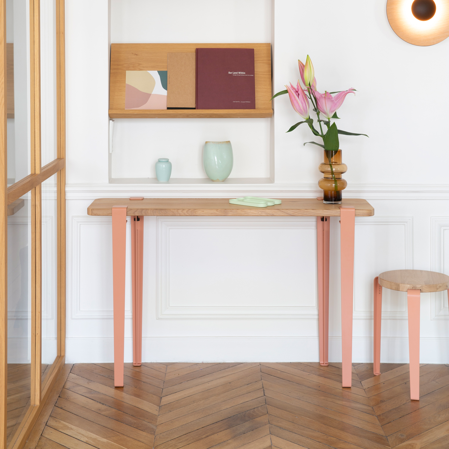 TIPTOE console 120x30cm - solid oak