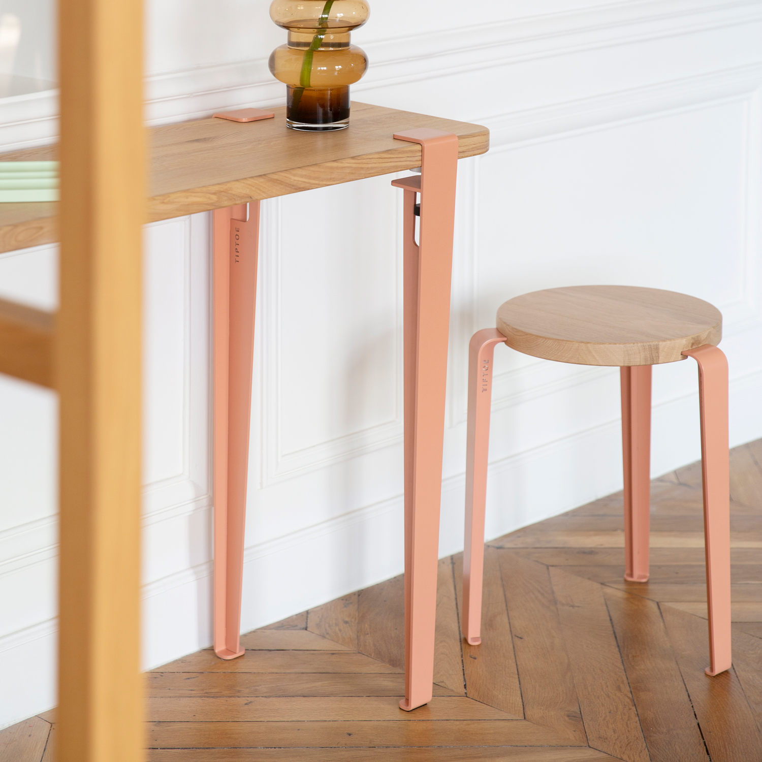 Set of 4 table legs - 75cm