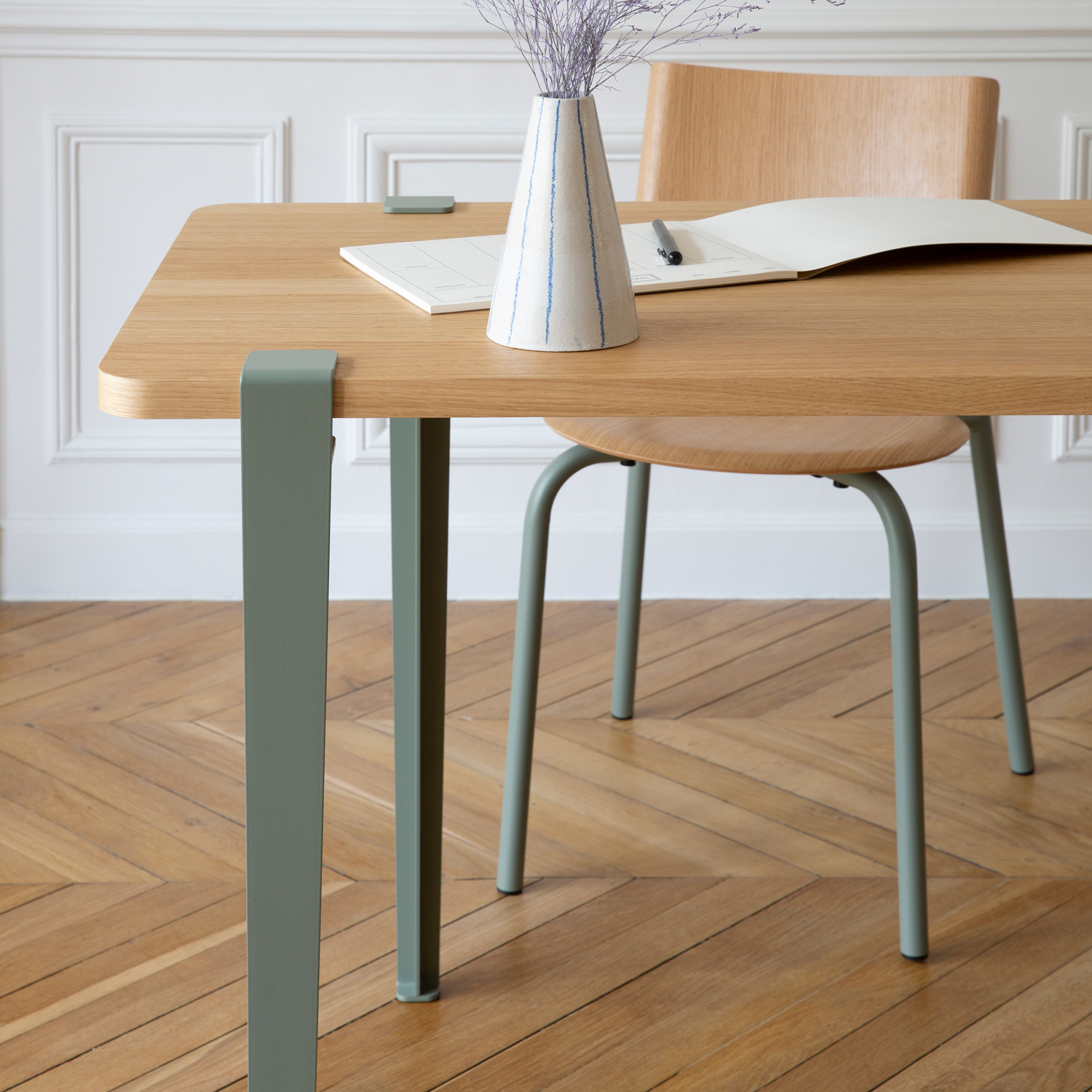 Set of 4 table legs - 75cm