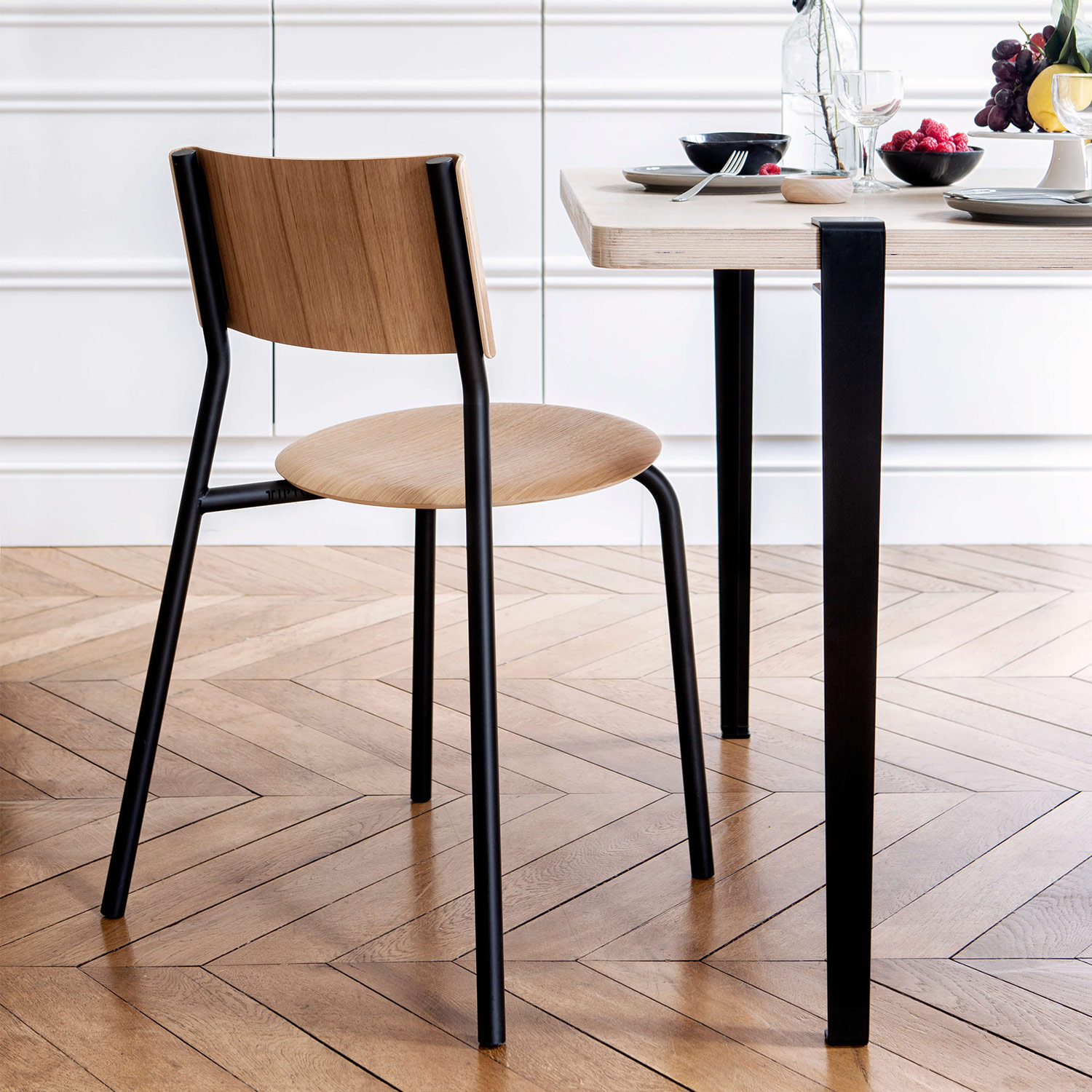 Set of 4 table legs - 75cm