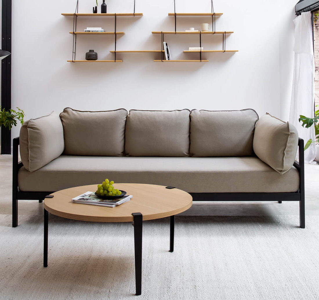 TIPTOE round coffee table Ø 90cm - solid oak