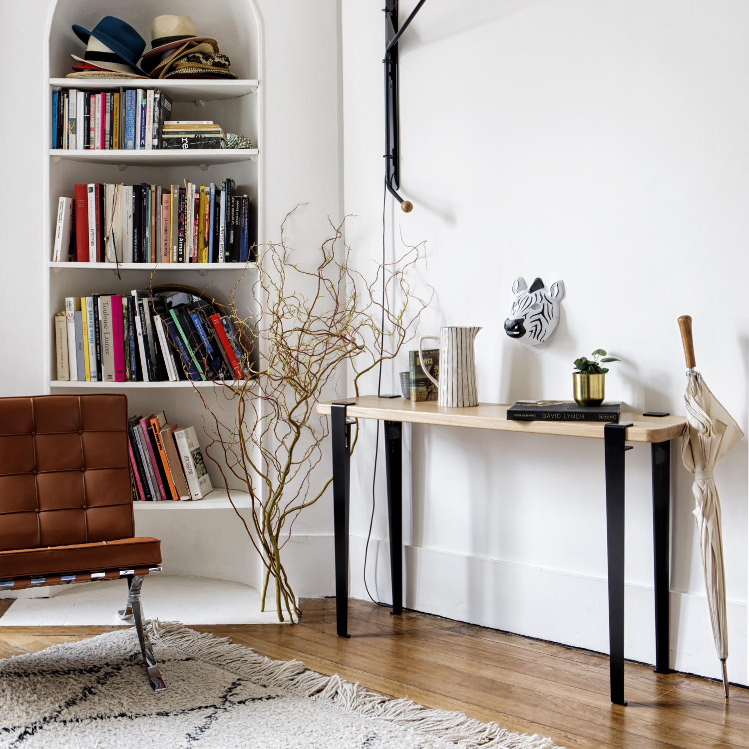 TIPTOE console 120x30cm - solid oak