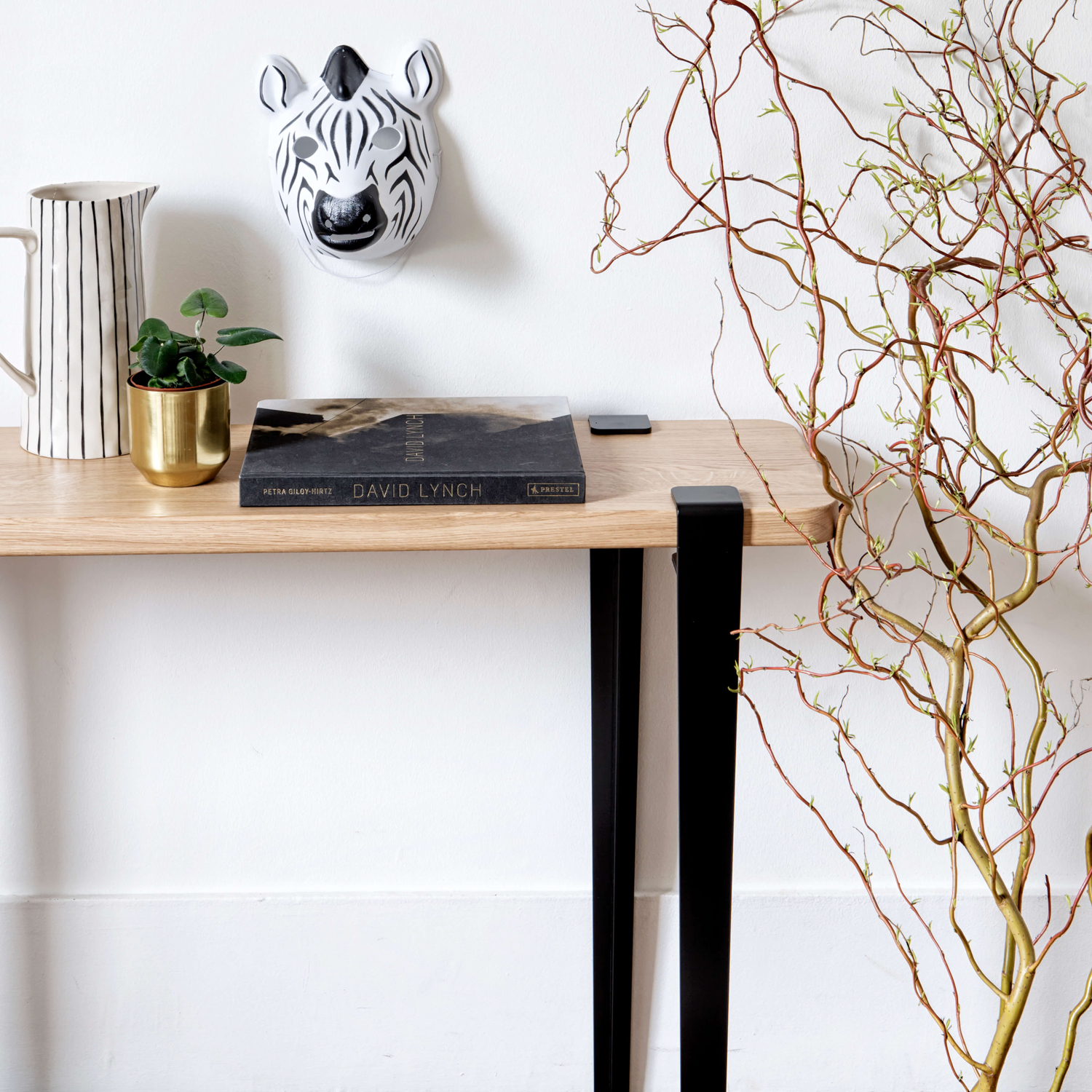 TIPTOE console 120x30cm - solid oak