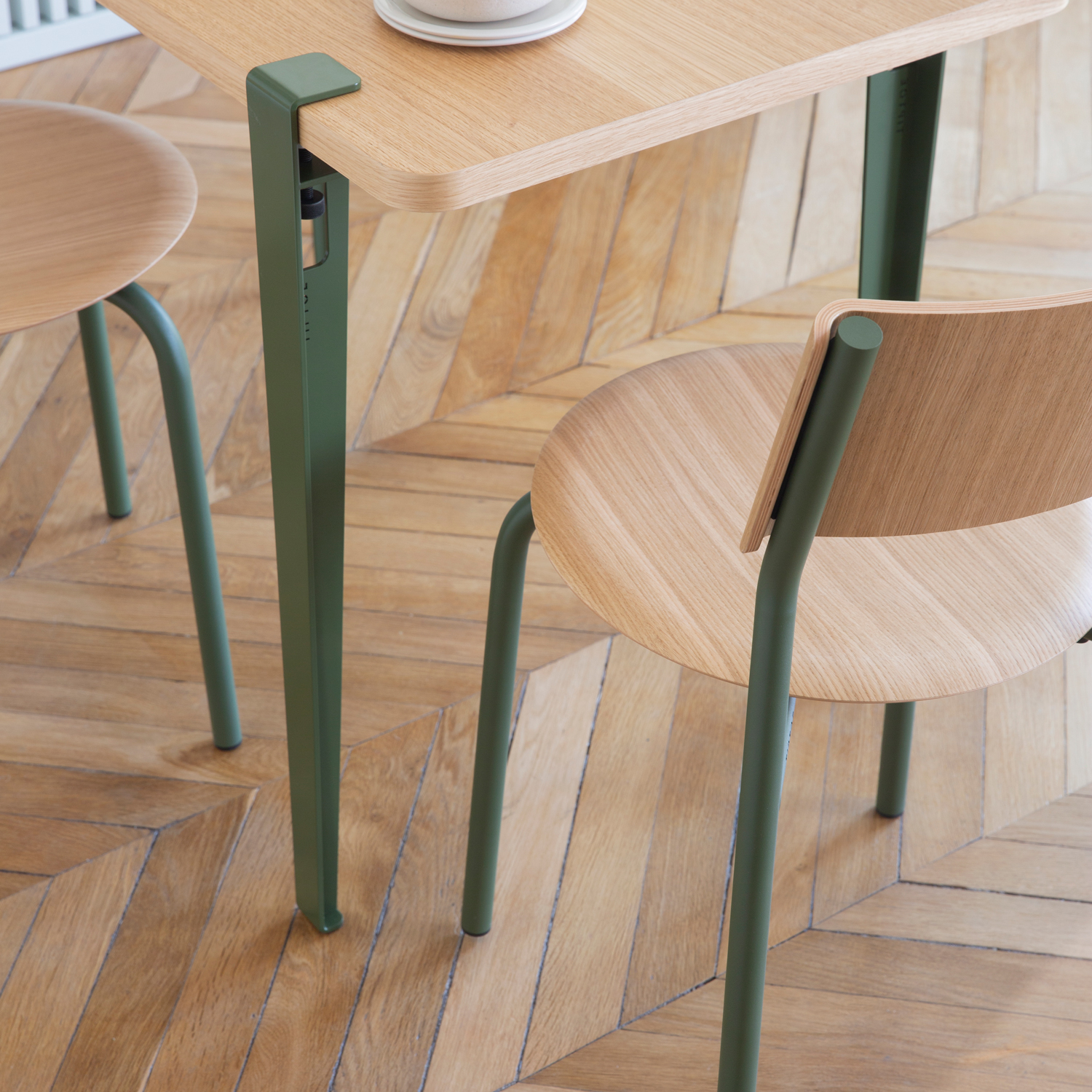 Set of 4 table legs - 75cm
