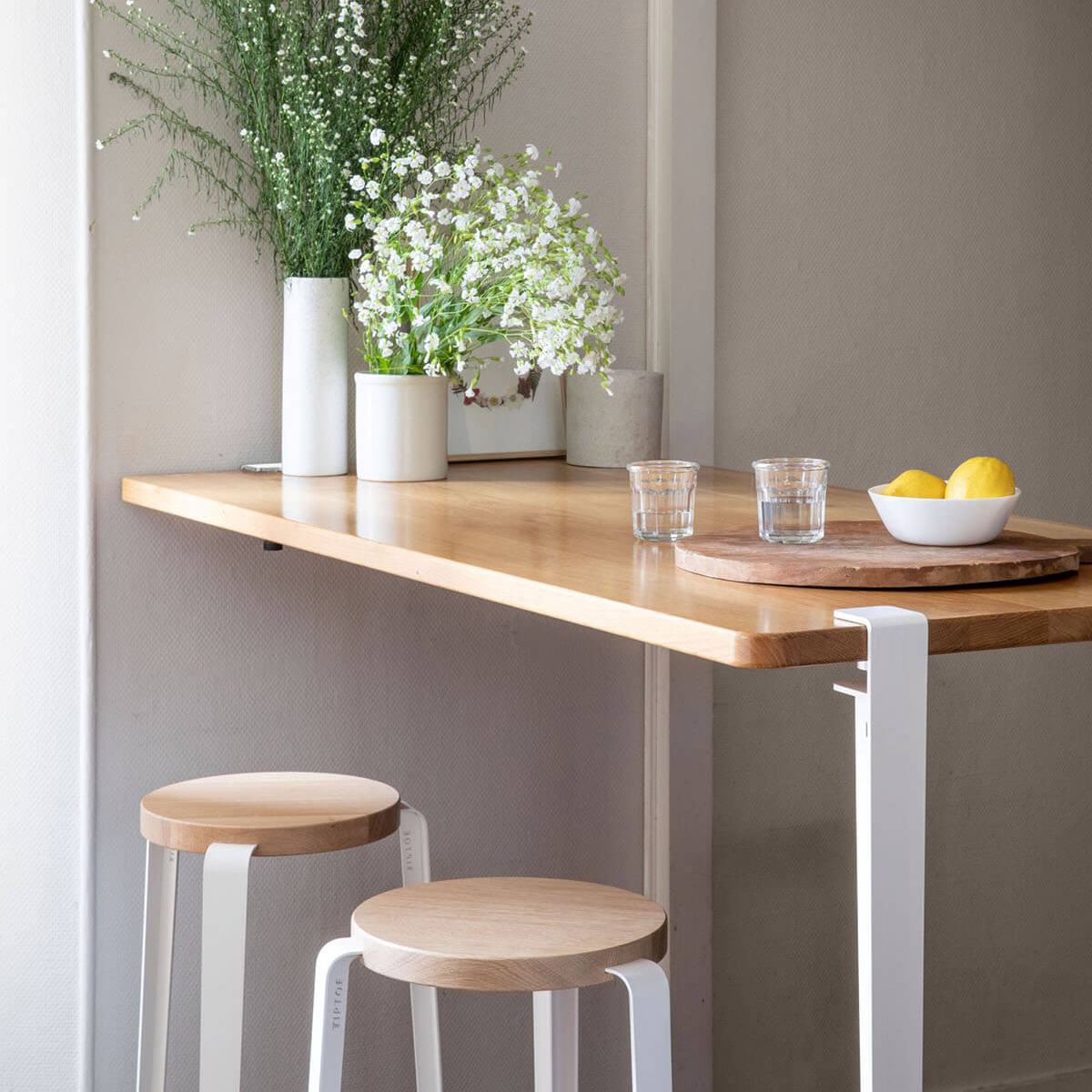 Bar table leg 110cm and wall BRACKET