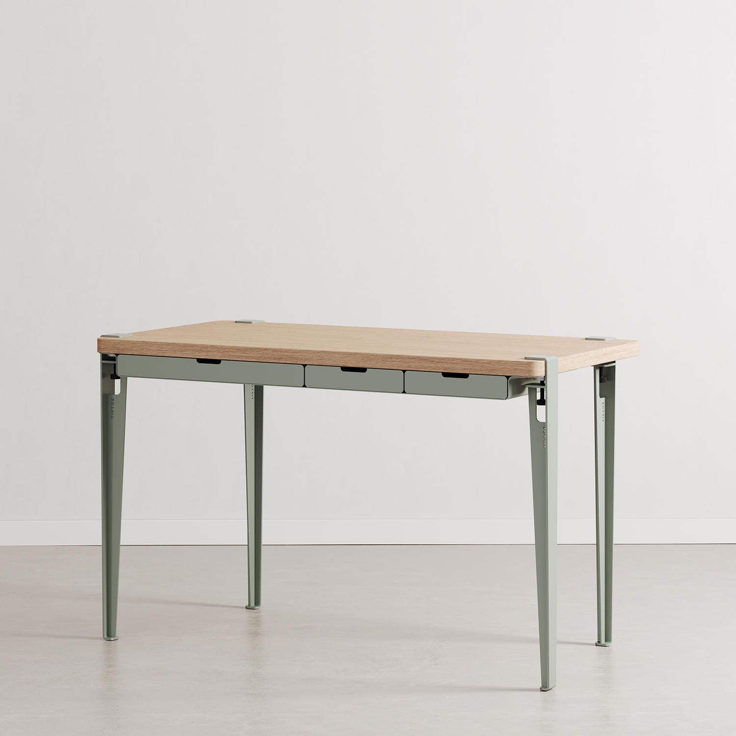 Schreibtisch TIPTOE 120x60cm mit Schubladen - öko-zertifiziertes Holz