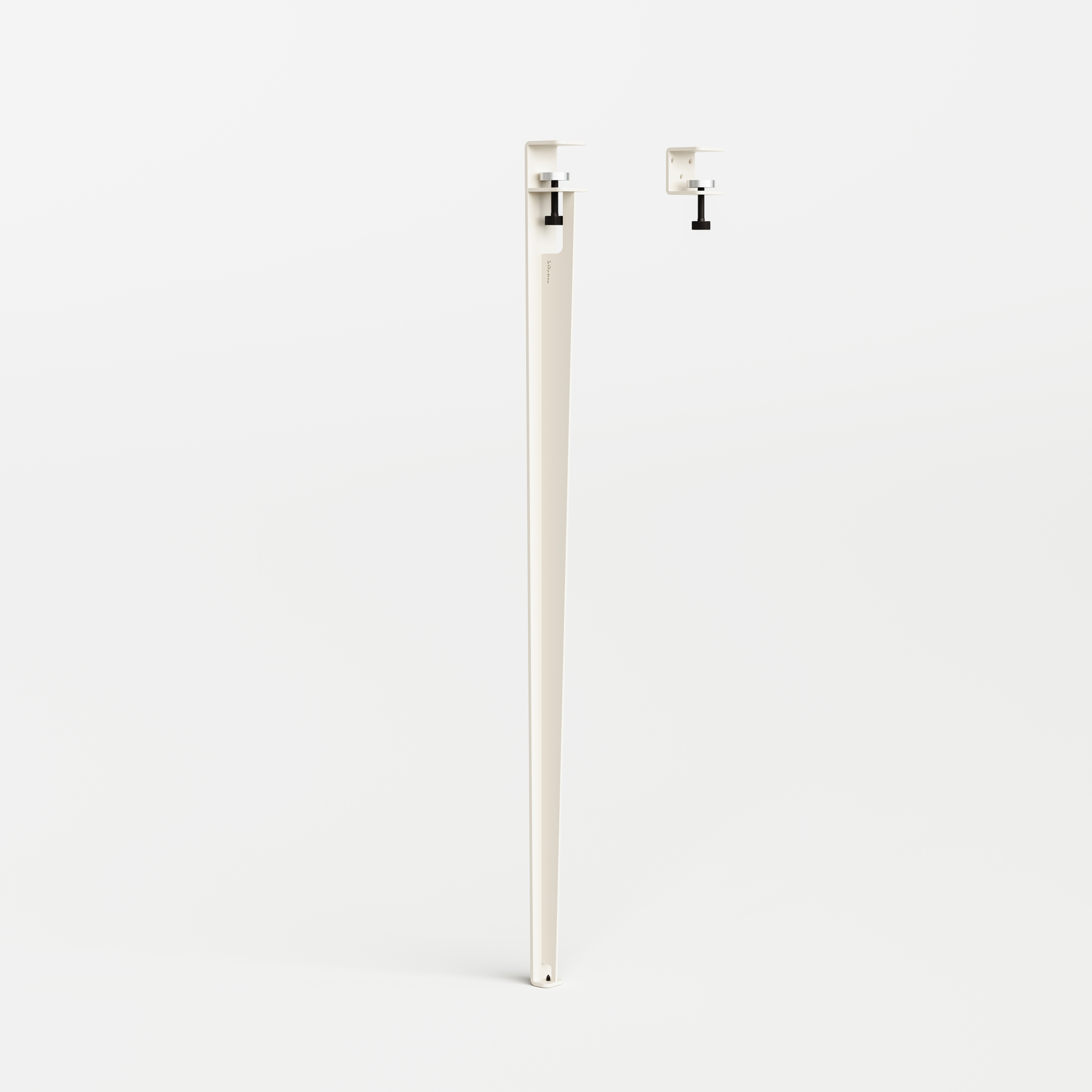 Bartischbein 110cm und Wandhaken BRACKET