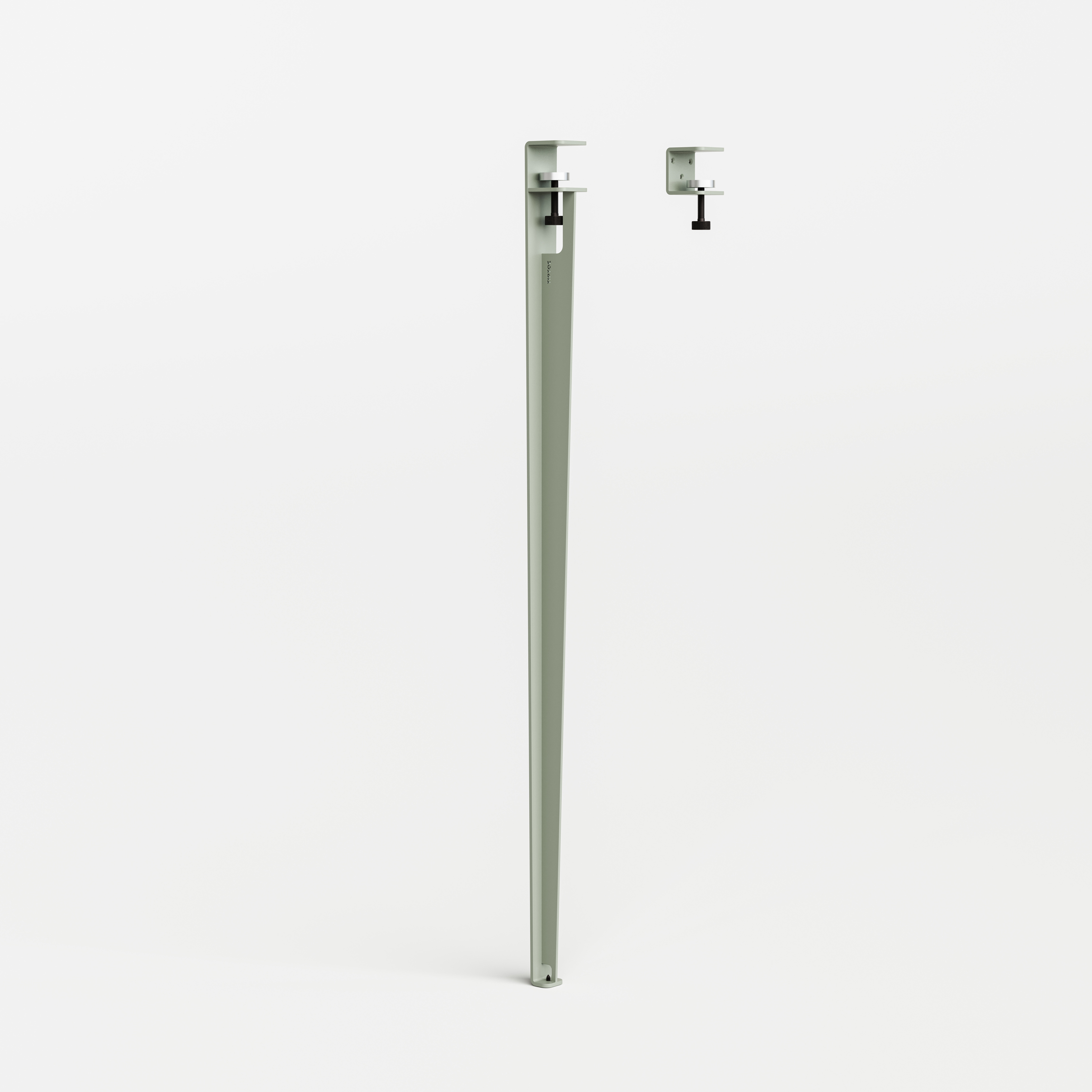 Bartischbein 110cm und Wandhaken BRACKET
