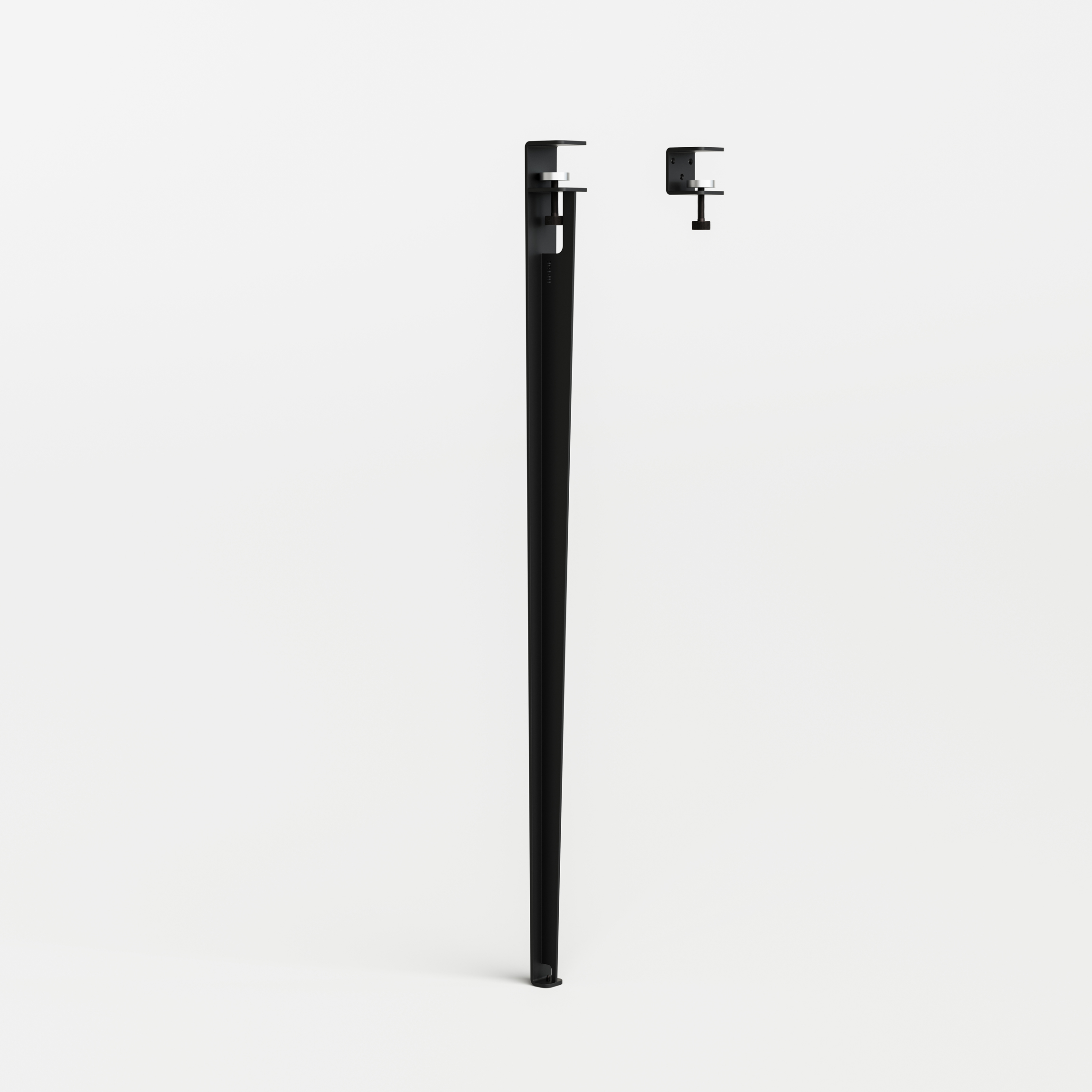 Bartischbein 110cm und Wandhaken BRACKET