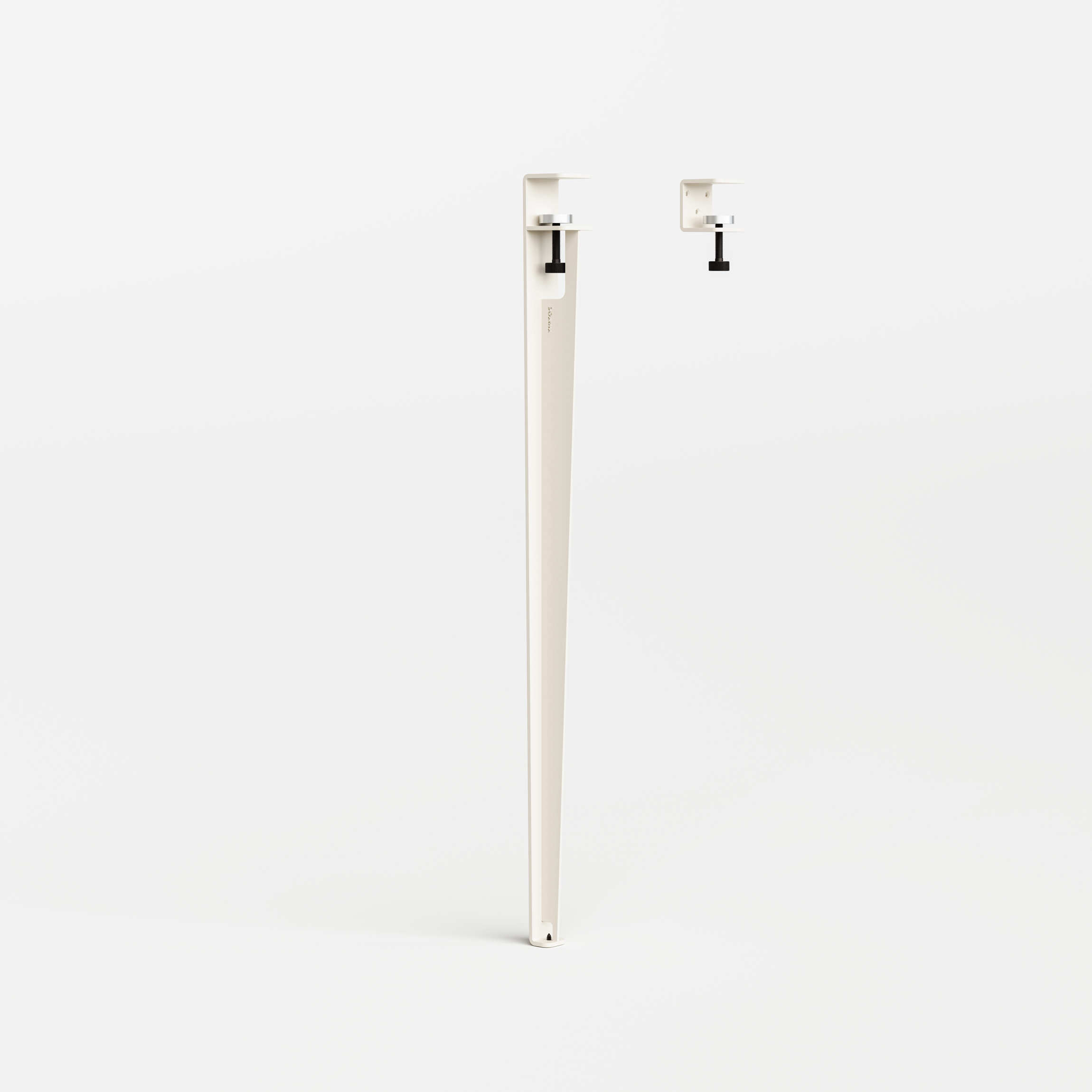 Hochtischbein 90cm und Wandhaken BRACKET
