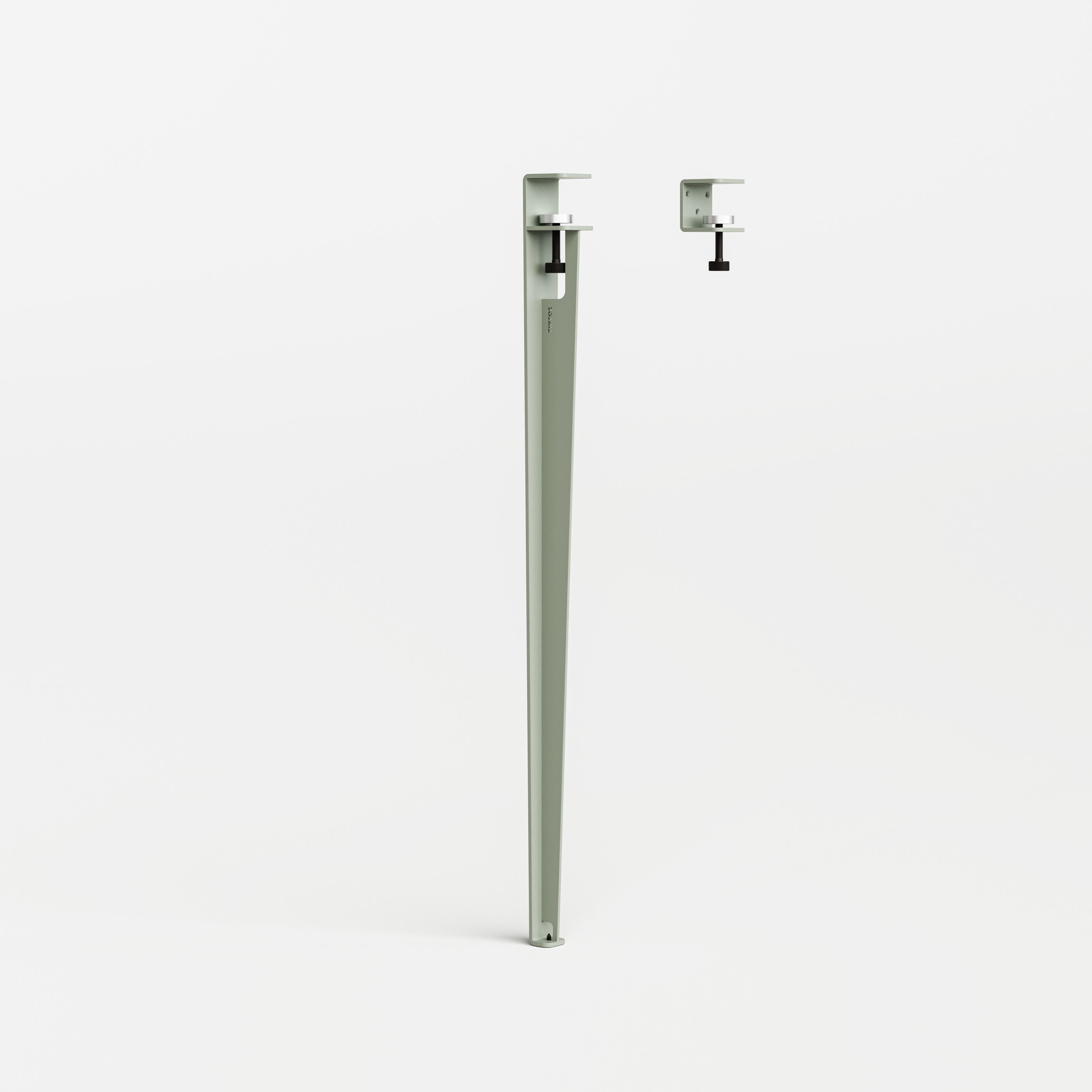 Hochtischbein 90cm und Wandhaken BRACKET