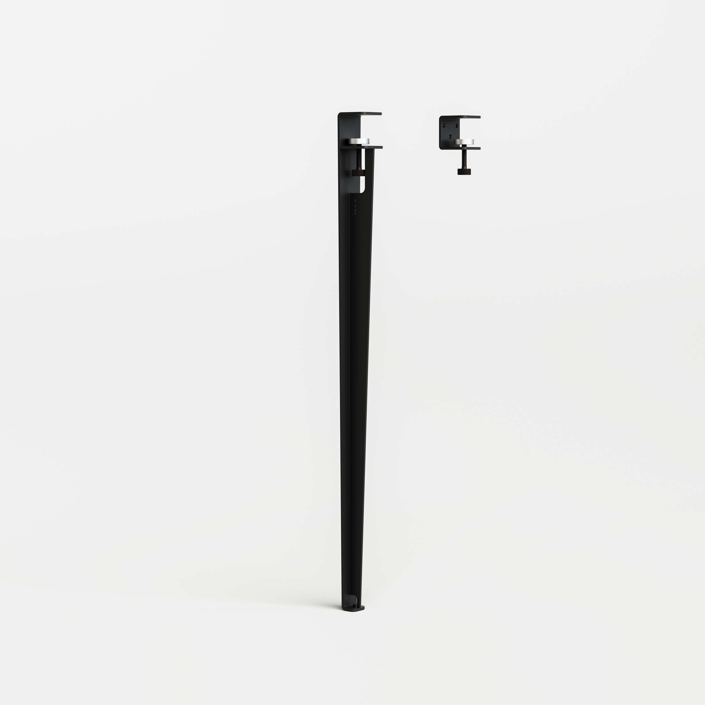 Hochtischbein 90cm und Wandhaken BRACKET