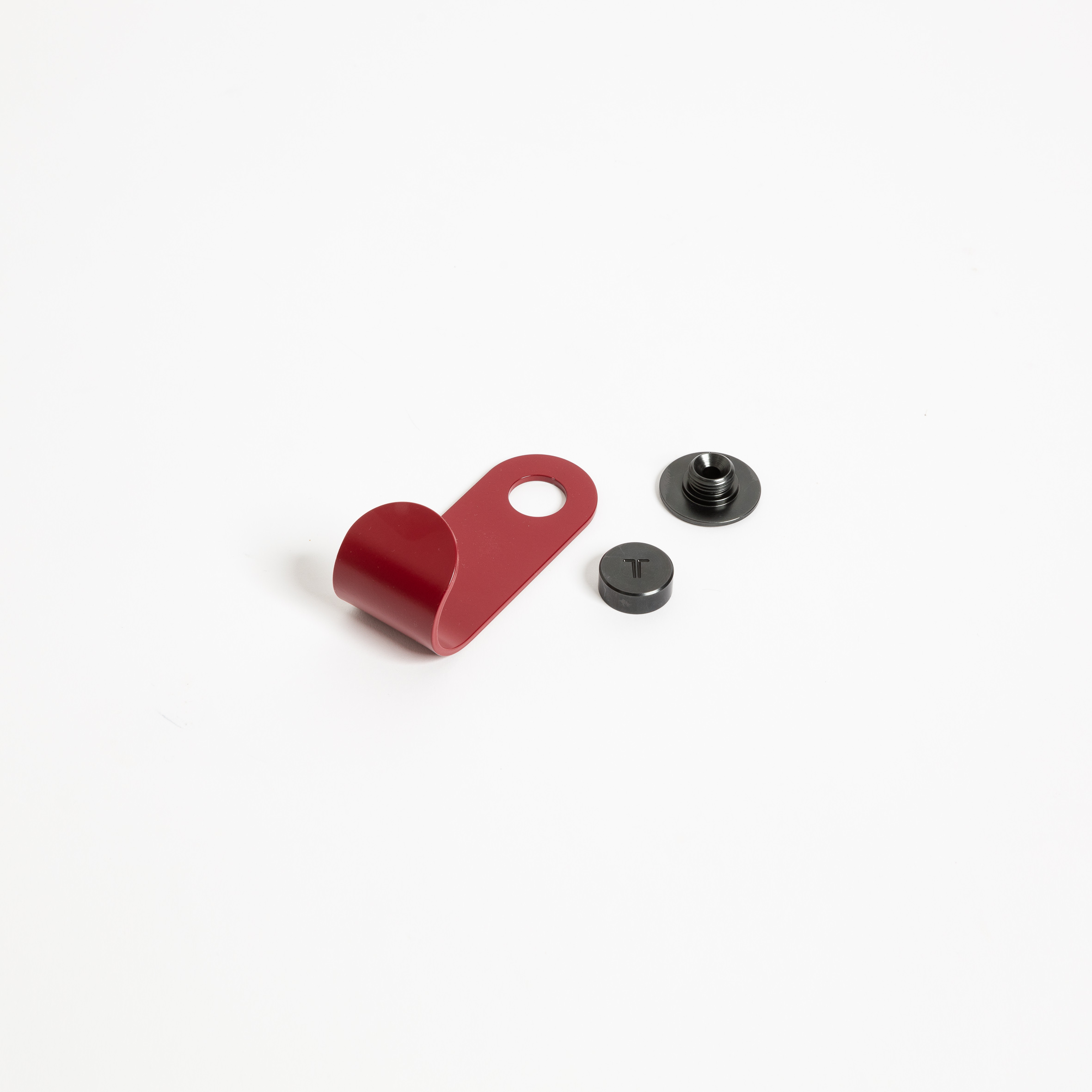 patere porte manteau TIPTOE rouge pourpre 2