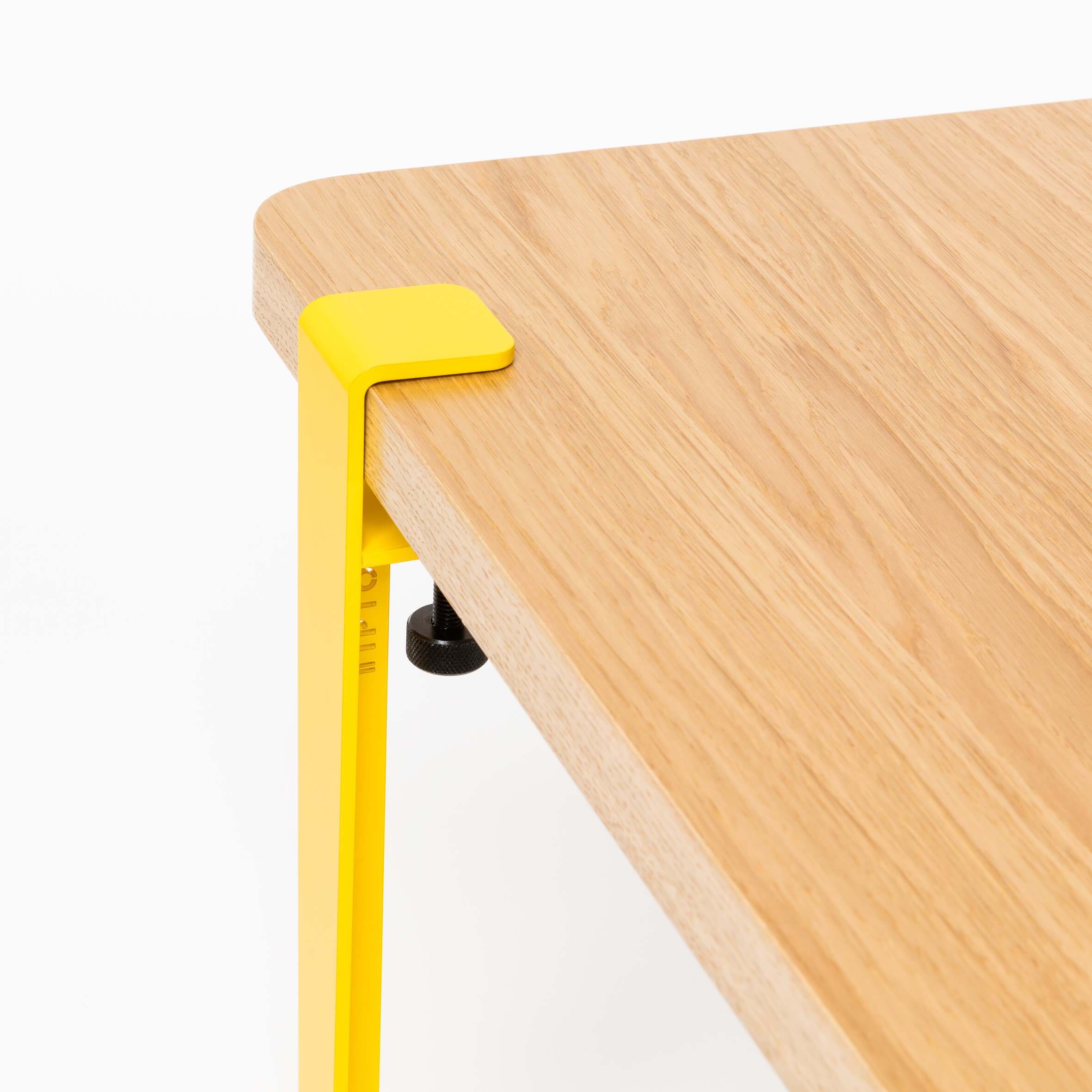 Pied table basse banc TIPTOE acier thermolaque vert