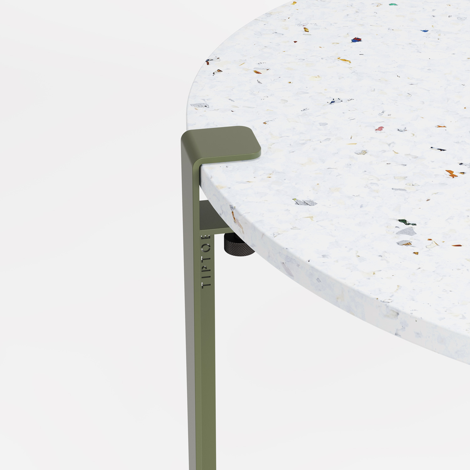 TIPTOE round coffee table Ø 80cm - Venezia recycled plastic