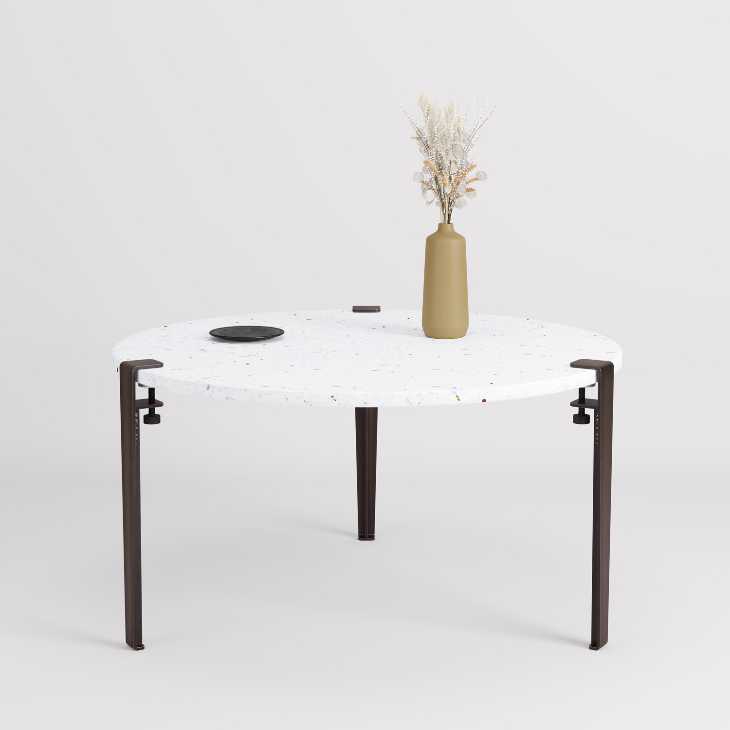 TIPTOE round coffee table Ø 80cm - Venezia recycled plastic