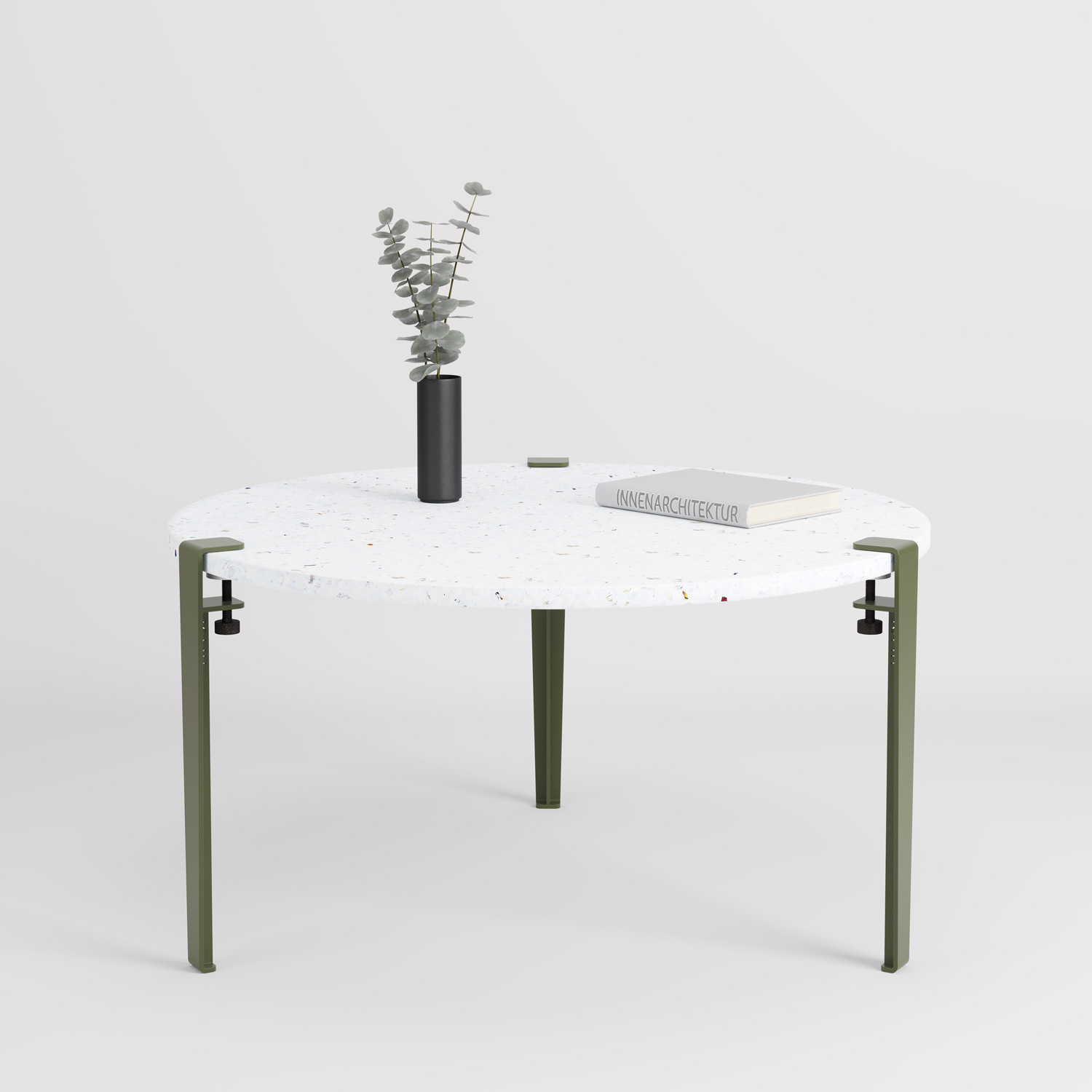 TIPTOE round coffee table Ø 80cm - Venezia recycled plastic