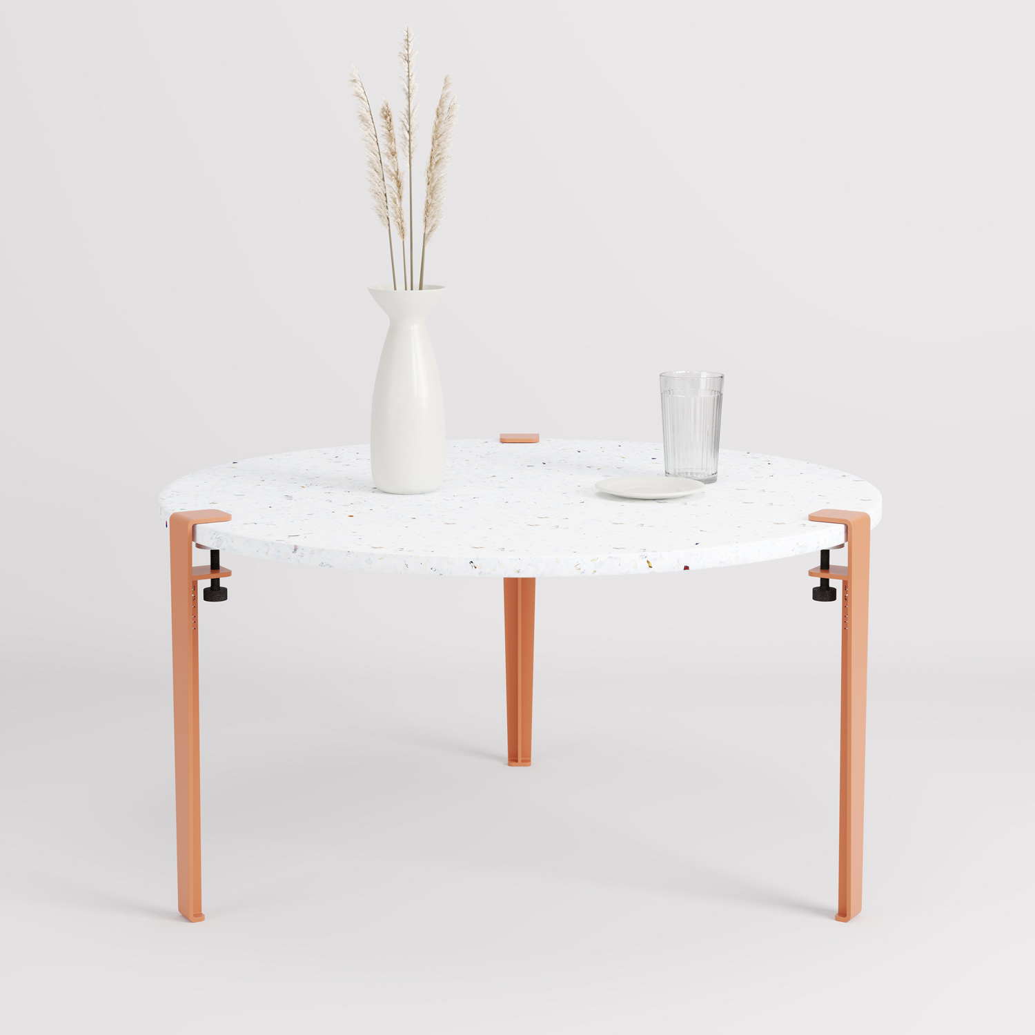 TIPTOE round coffee table Ø 80cm - Venezia recycled plastic