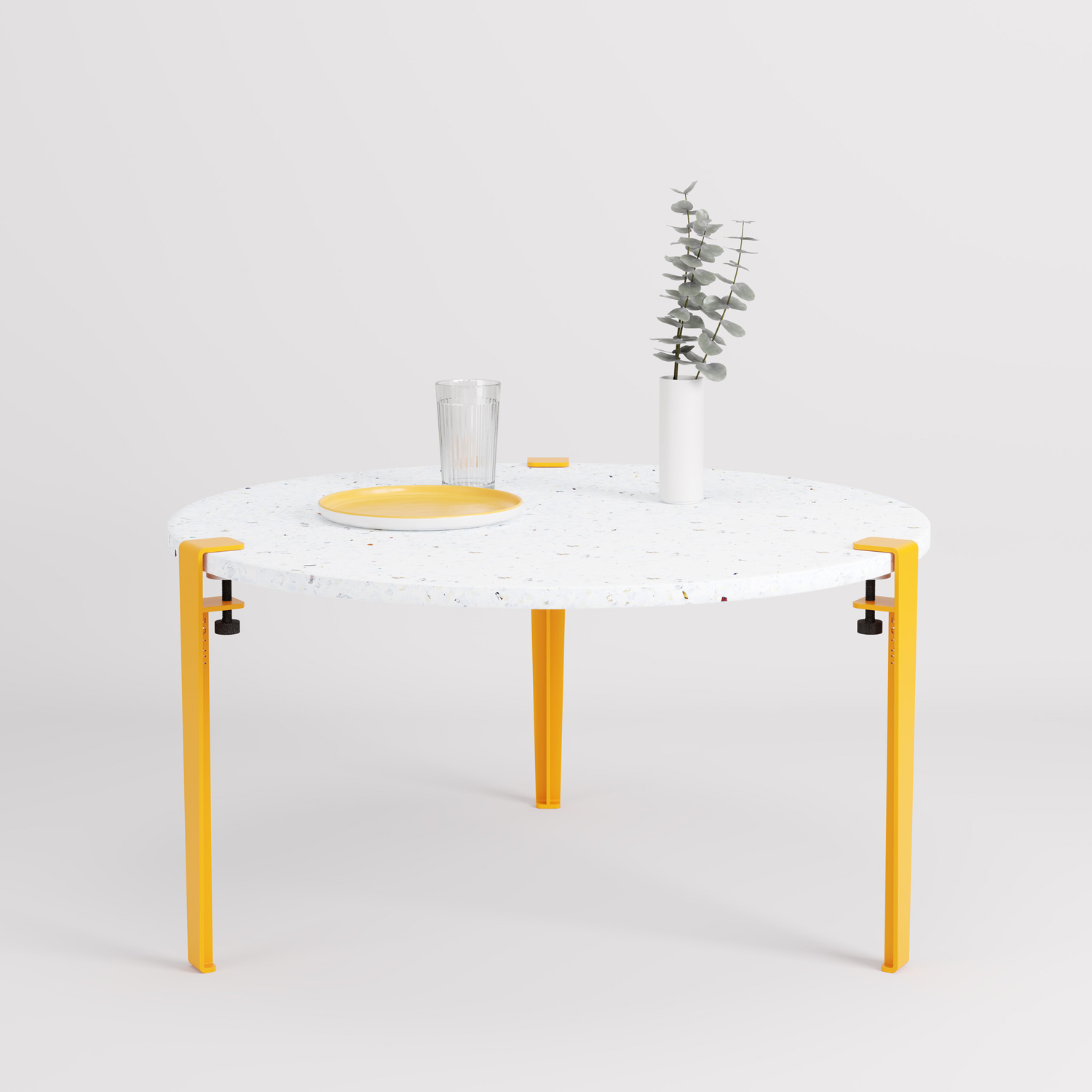TIPTOE round coffee table Ø 80cm - Venezia recycled plastic