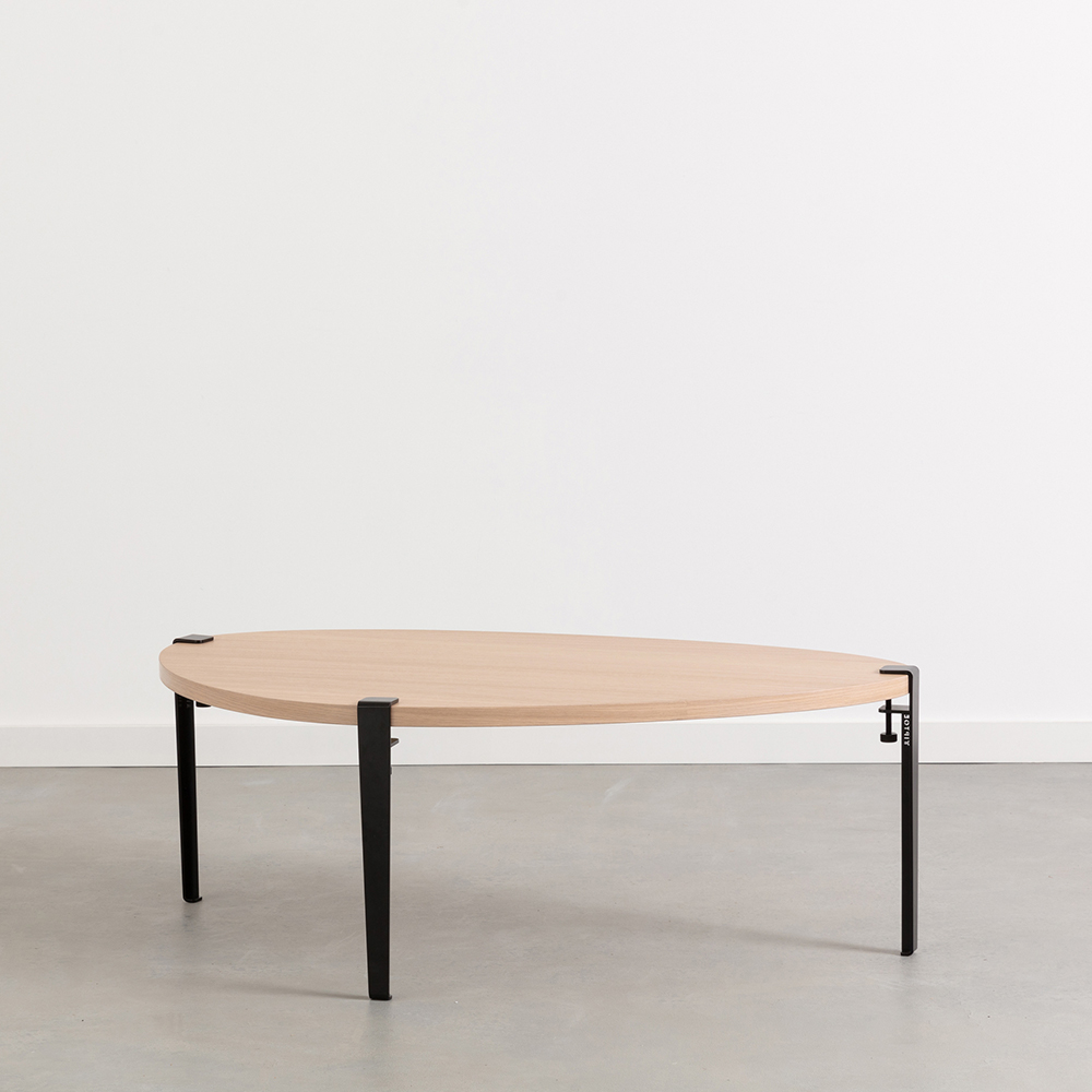 PEBBLE coffee table – solid oak