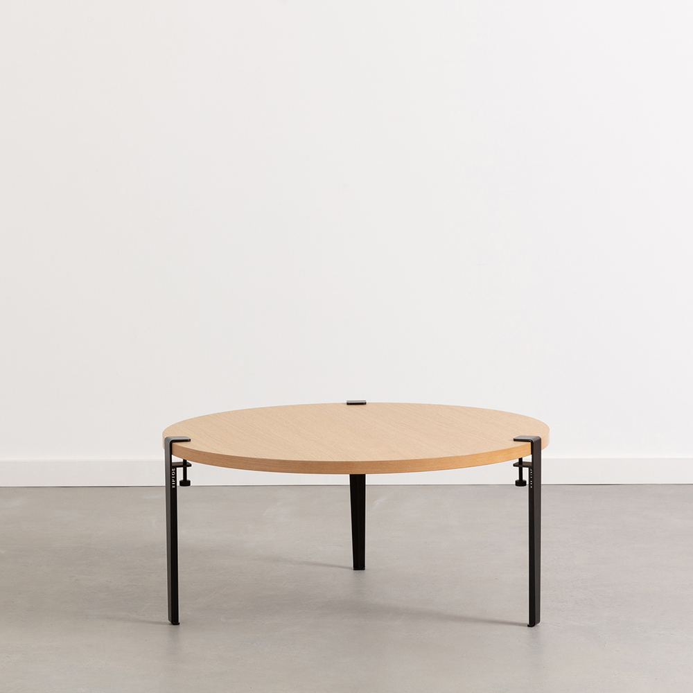 TIPTOE round coffee table Ø 90cm - solid oak