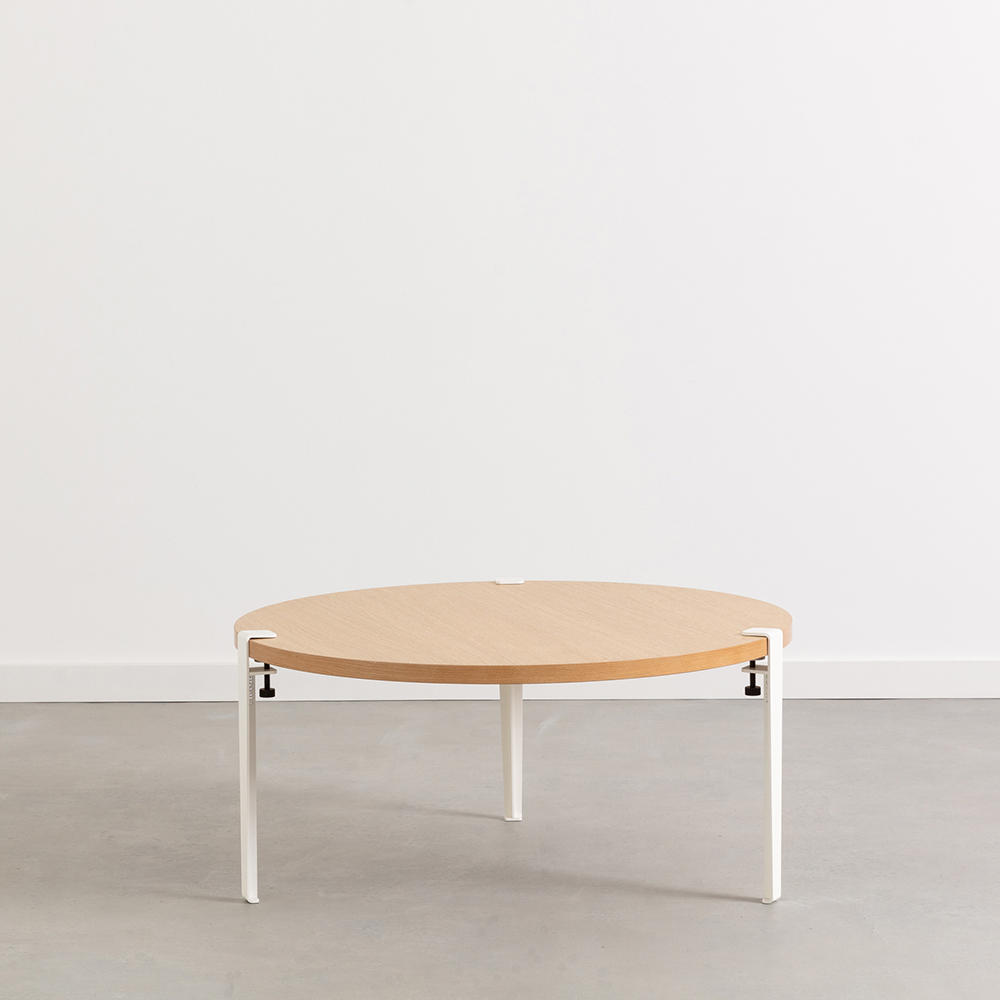 TIPTOE round coffee table Ø 90cm - solid oak