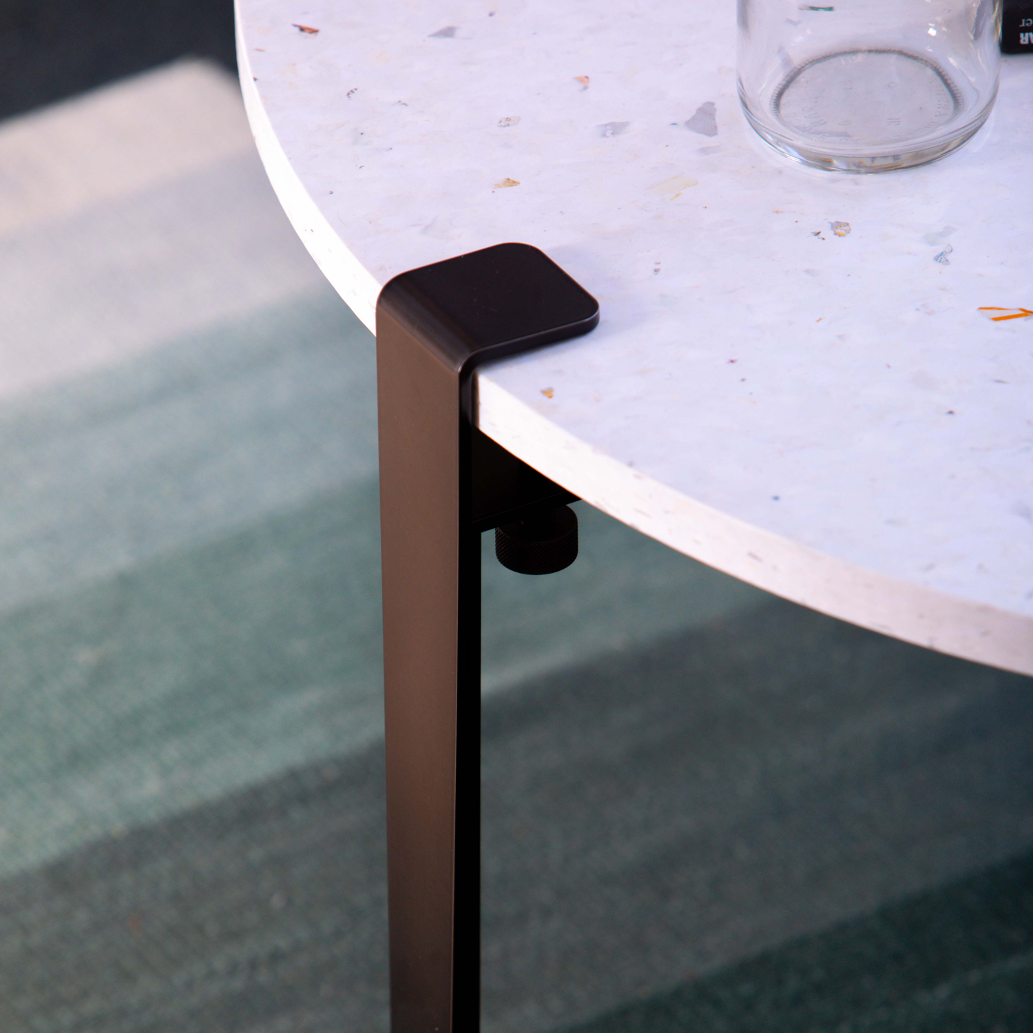 TIPTOE round coffee table Ø 80cm - Venezia recycled plastic