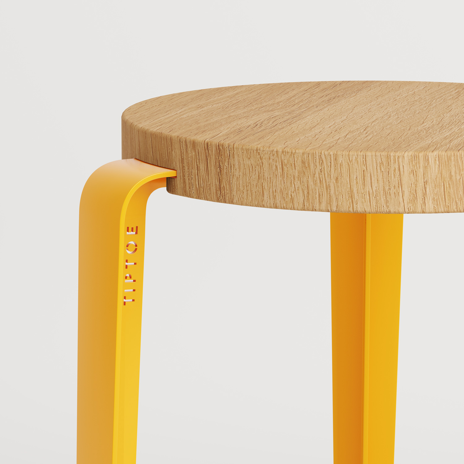 LOU stool - eco-certified wood