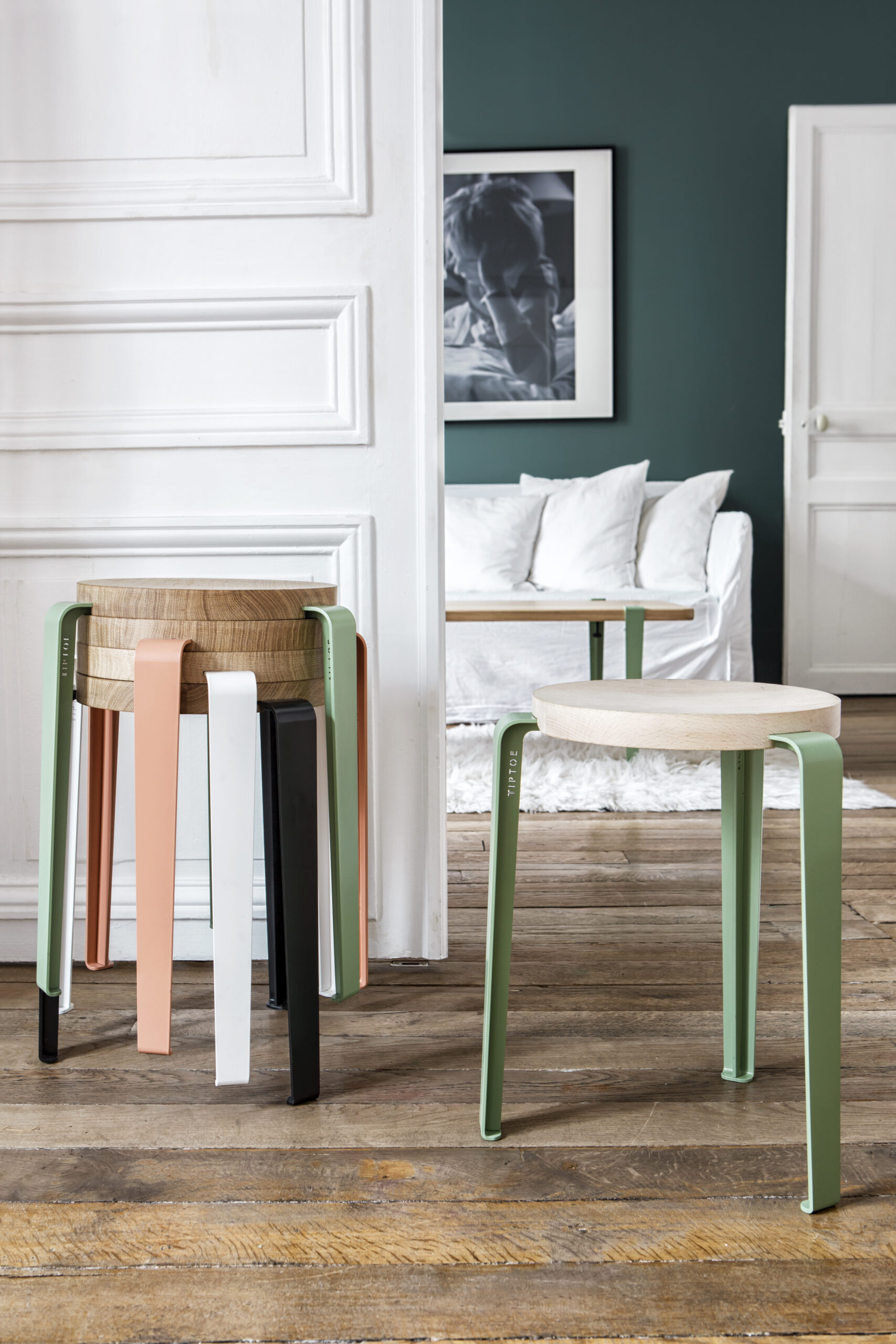 LOU stool - eco-certified wood