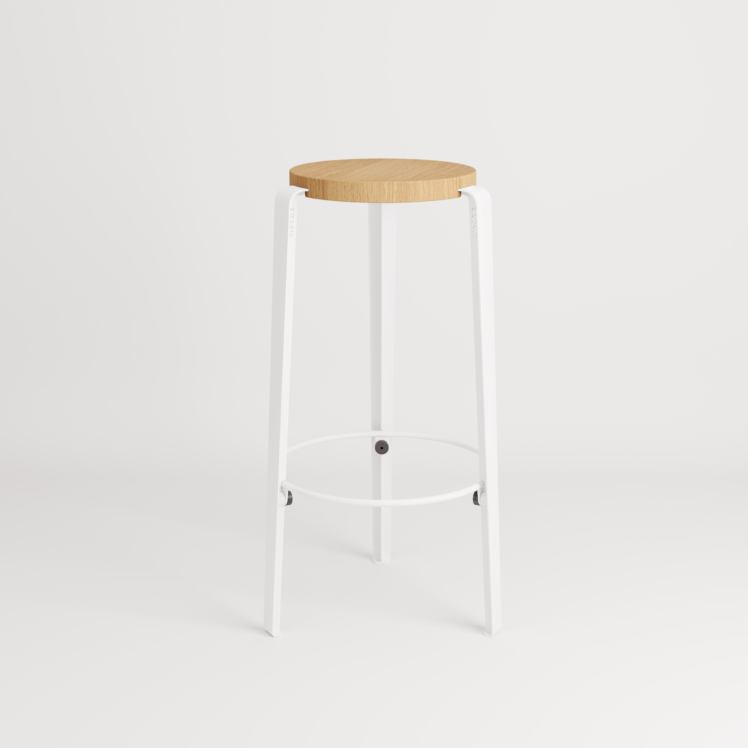 Bar stool - eco-certified wood - 76cm "Imperfect"