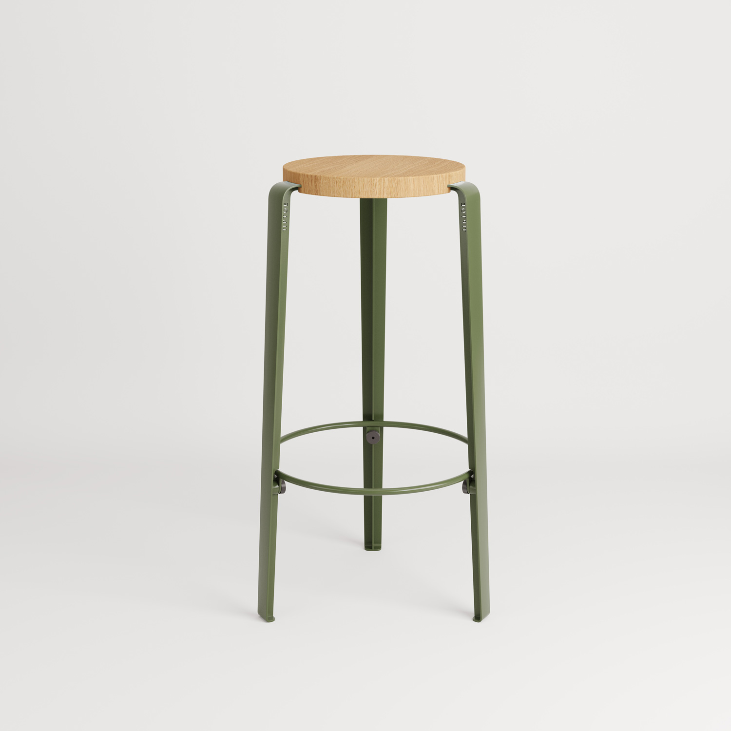 Bar stool - eco-certified wood - 76cm "Imperfect"