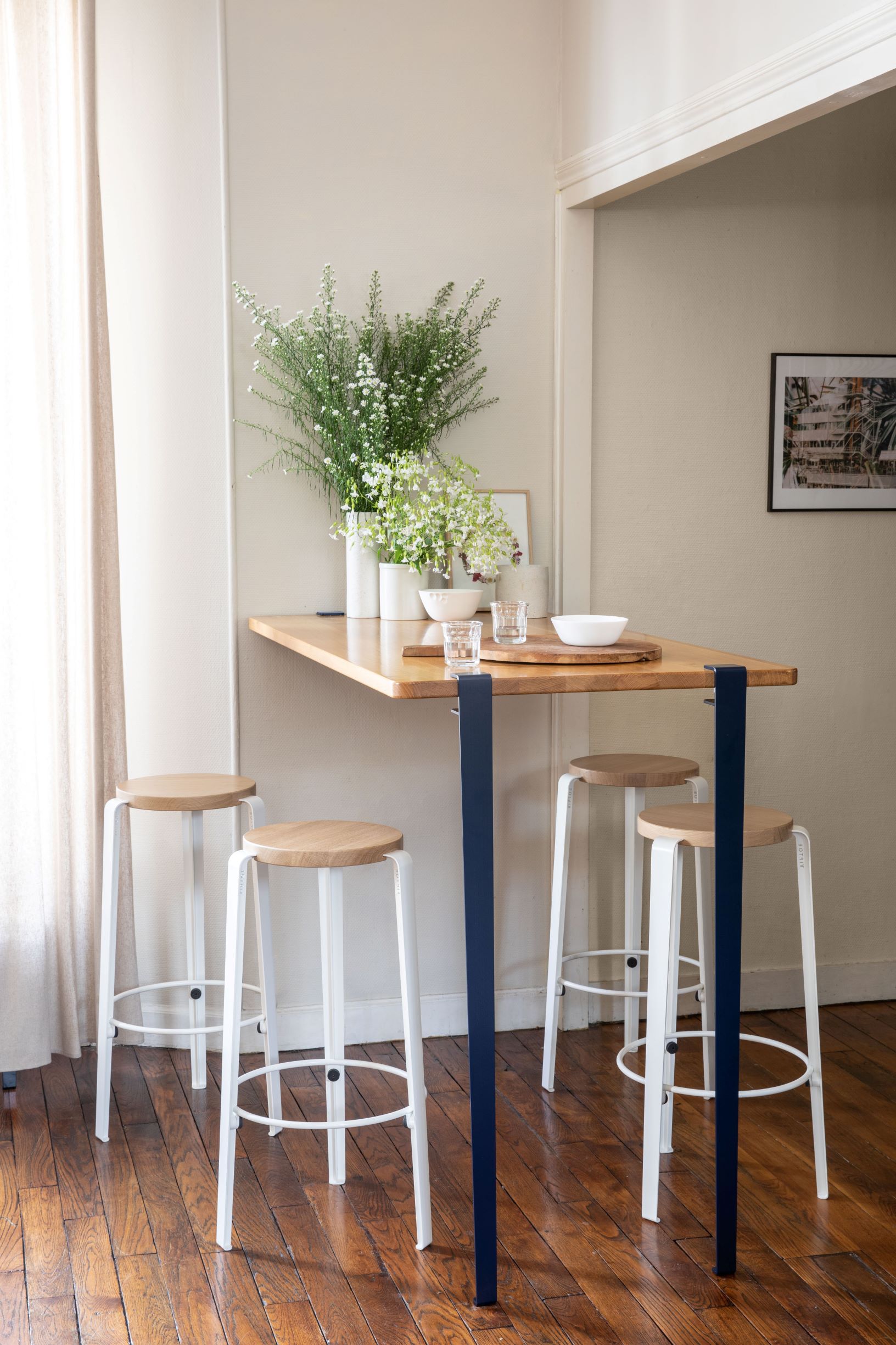 Bar stool - eco-certified wood - 76cm