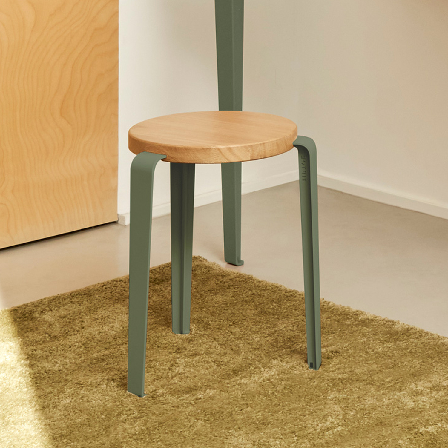 LOU stool - eco-certified wood