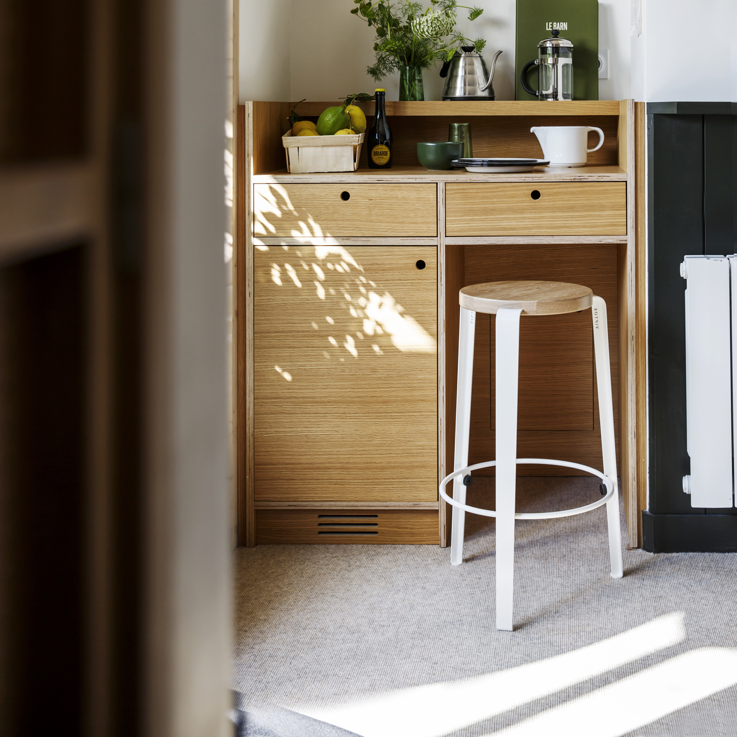 Bar stool - eco-certified wood - 66cm "Imperfect"