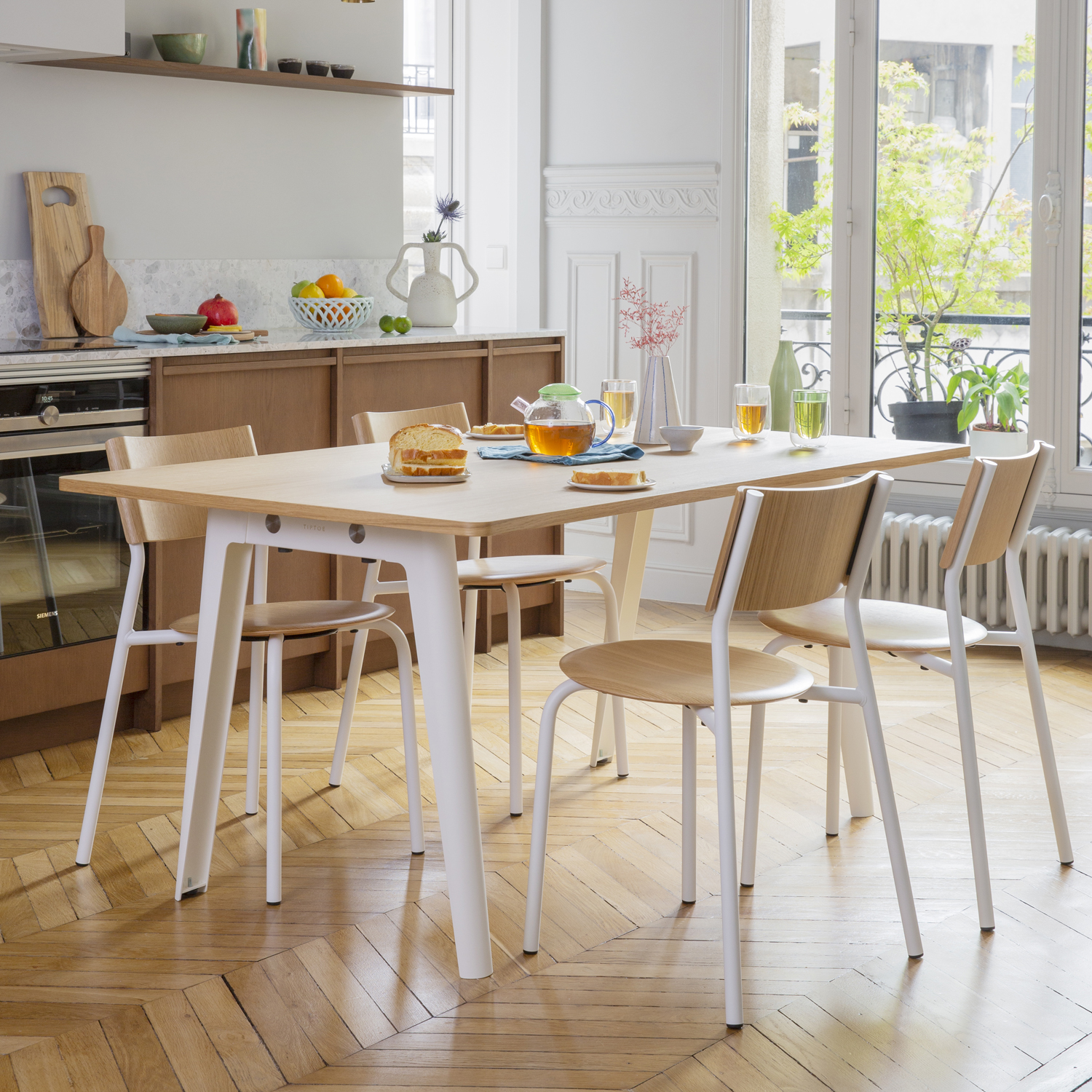 NEW MODERN dining table - eco-certified wood
