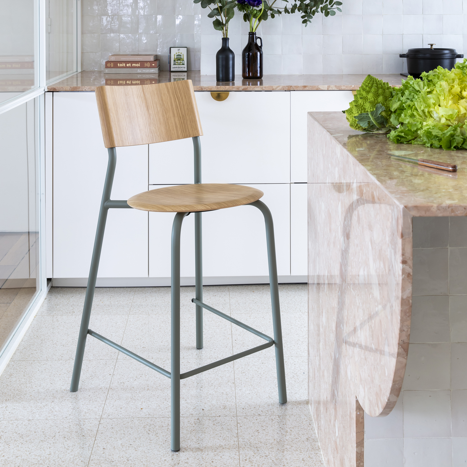 SSD bar chair - eco-certified wood - 65cm
