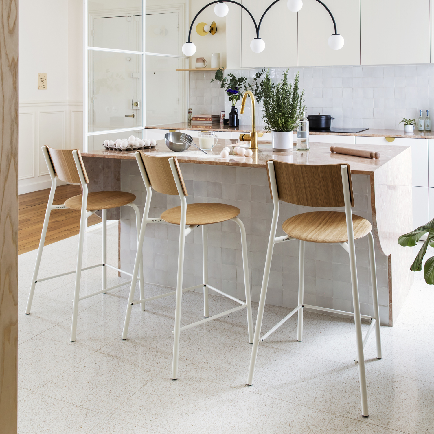 SSD bar chair - eco-certified wood - 75cm