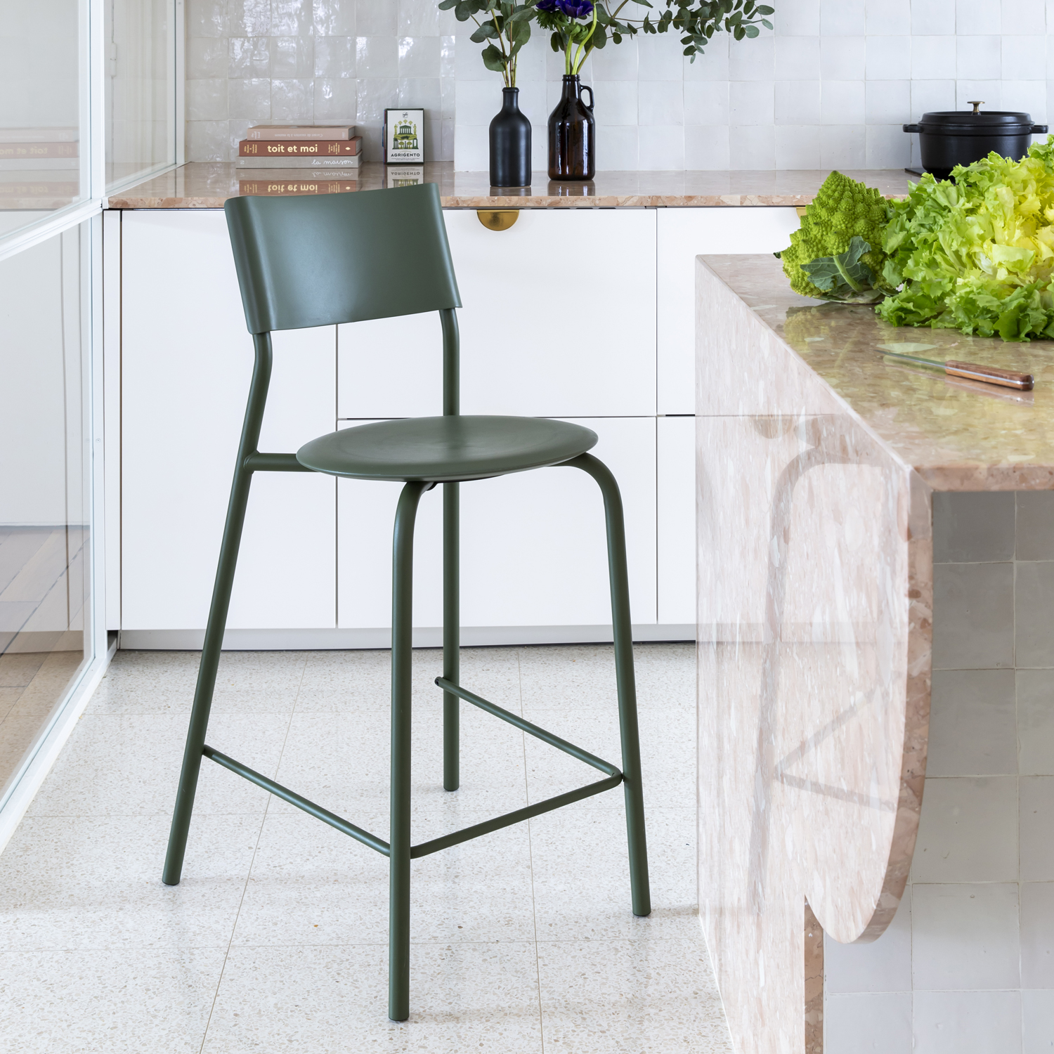 SSDr bar chair - recycled plastic - 65cm