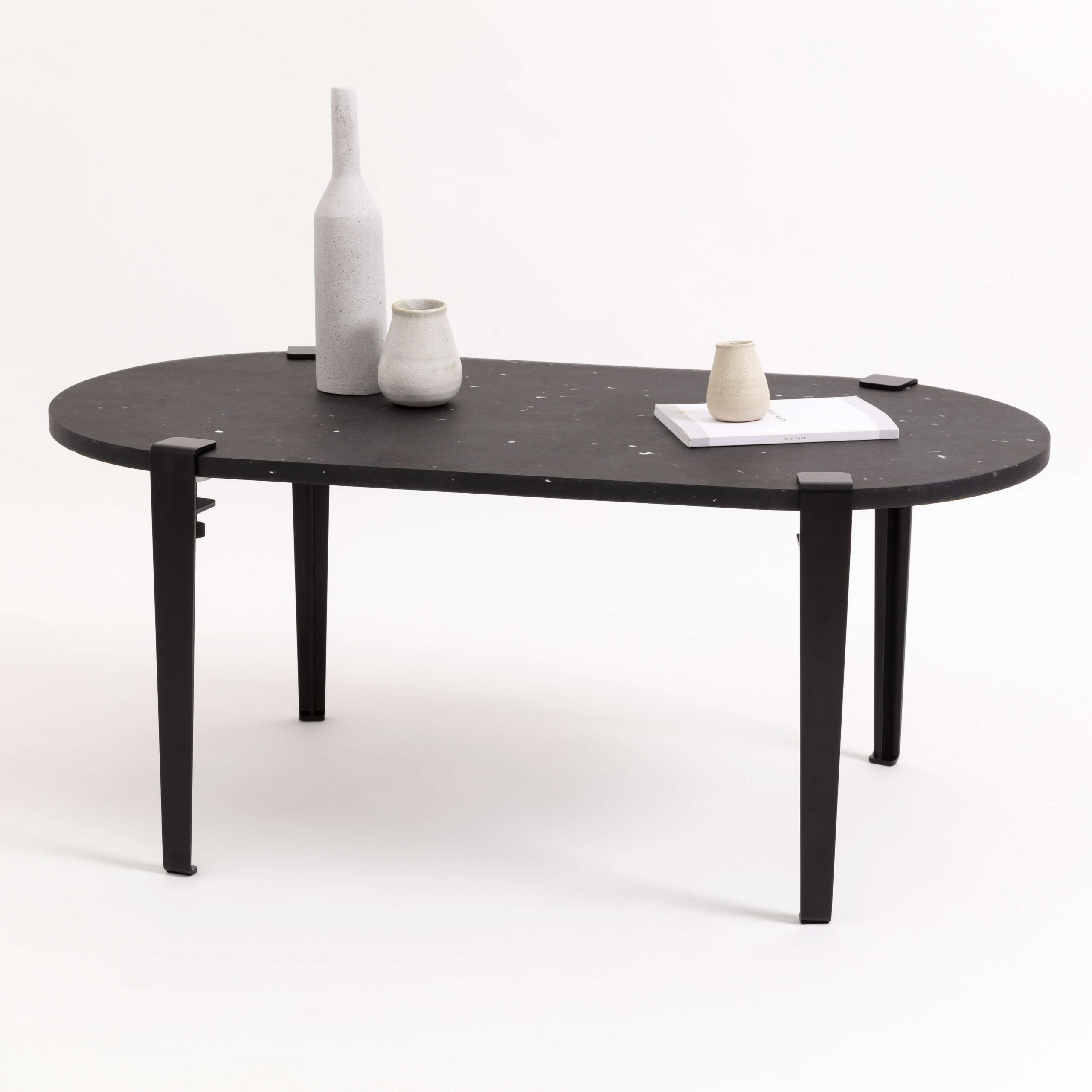 TIPTOE oblong coffee table 100x50cm - Genova recycled plastic
