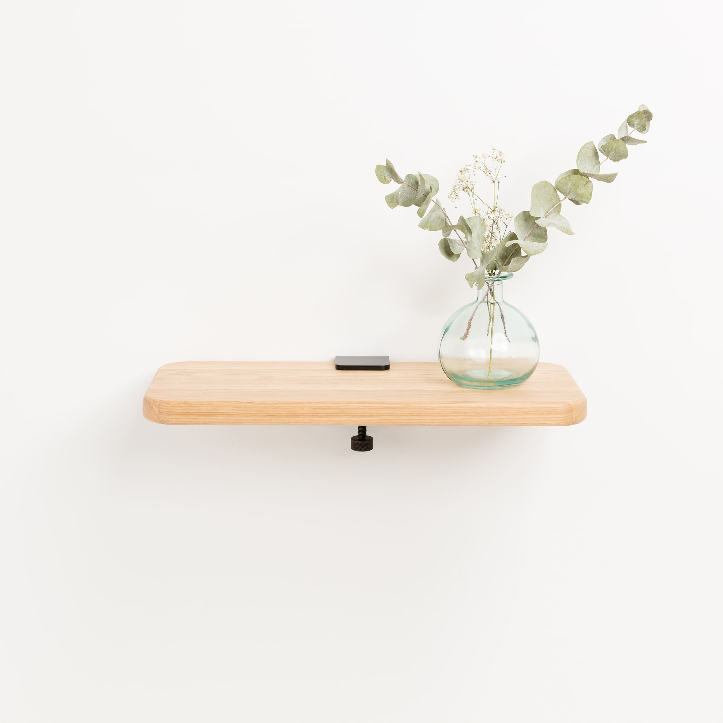 BRACKET Wandregal - massive Eiche - 45x20cm