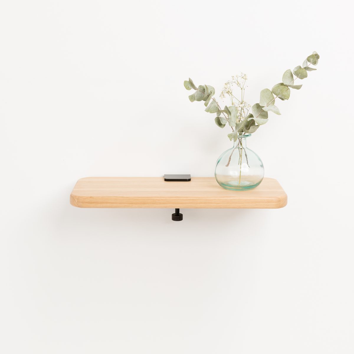 BRACKET Wandregal - massive Eiche - 45x20cm