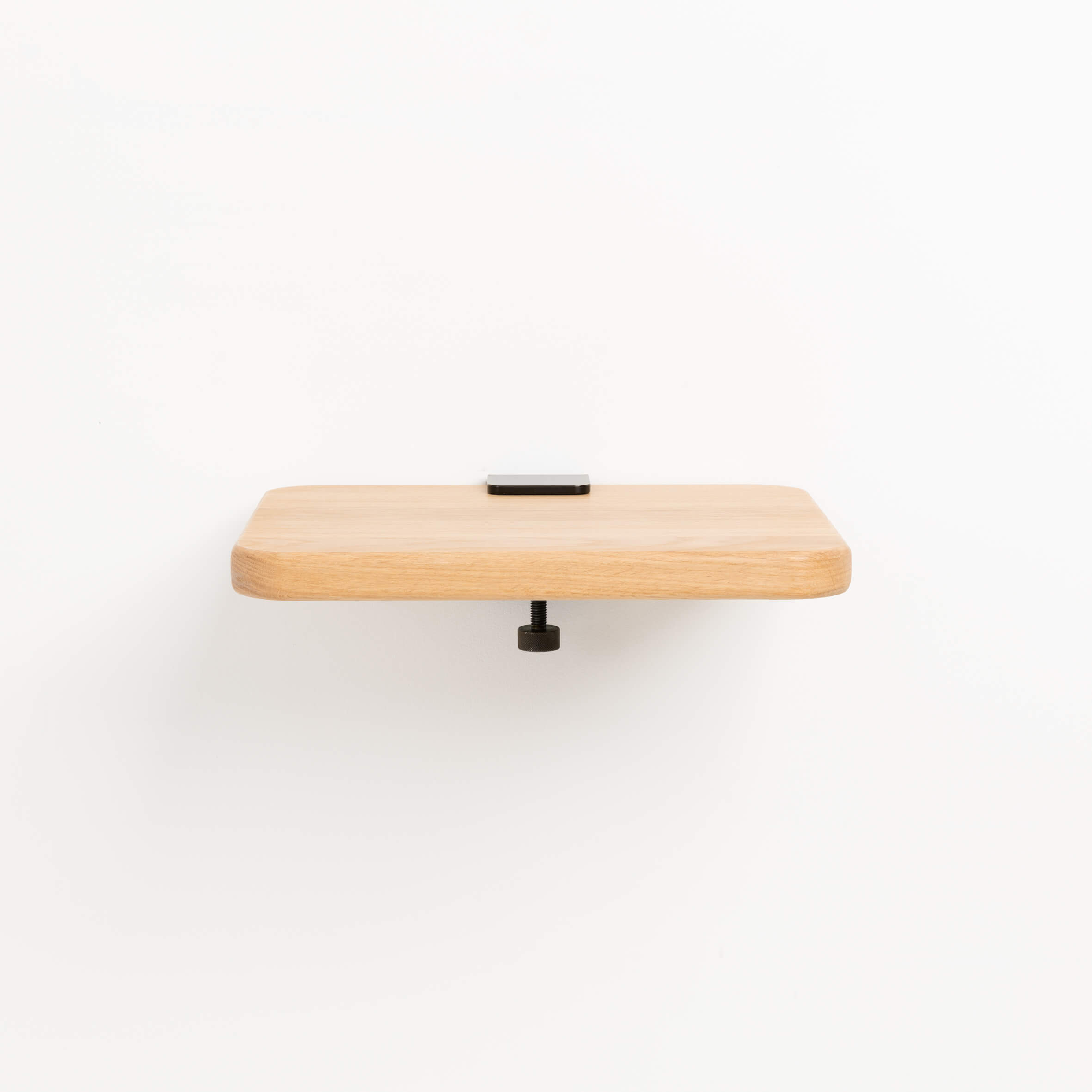 BRACKET bedside table - solid oak - 32x27cm