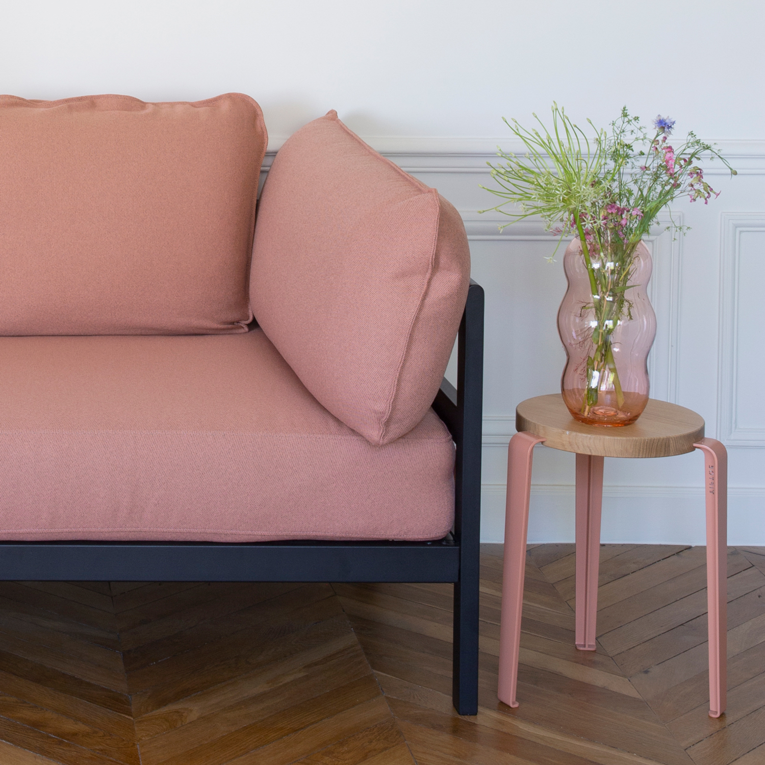 LOU stool - eco-certified wood