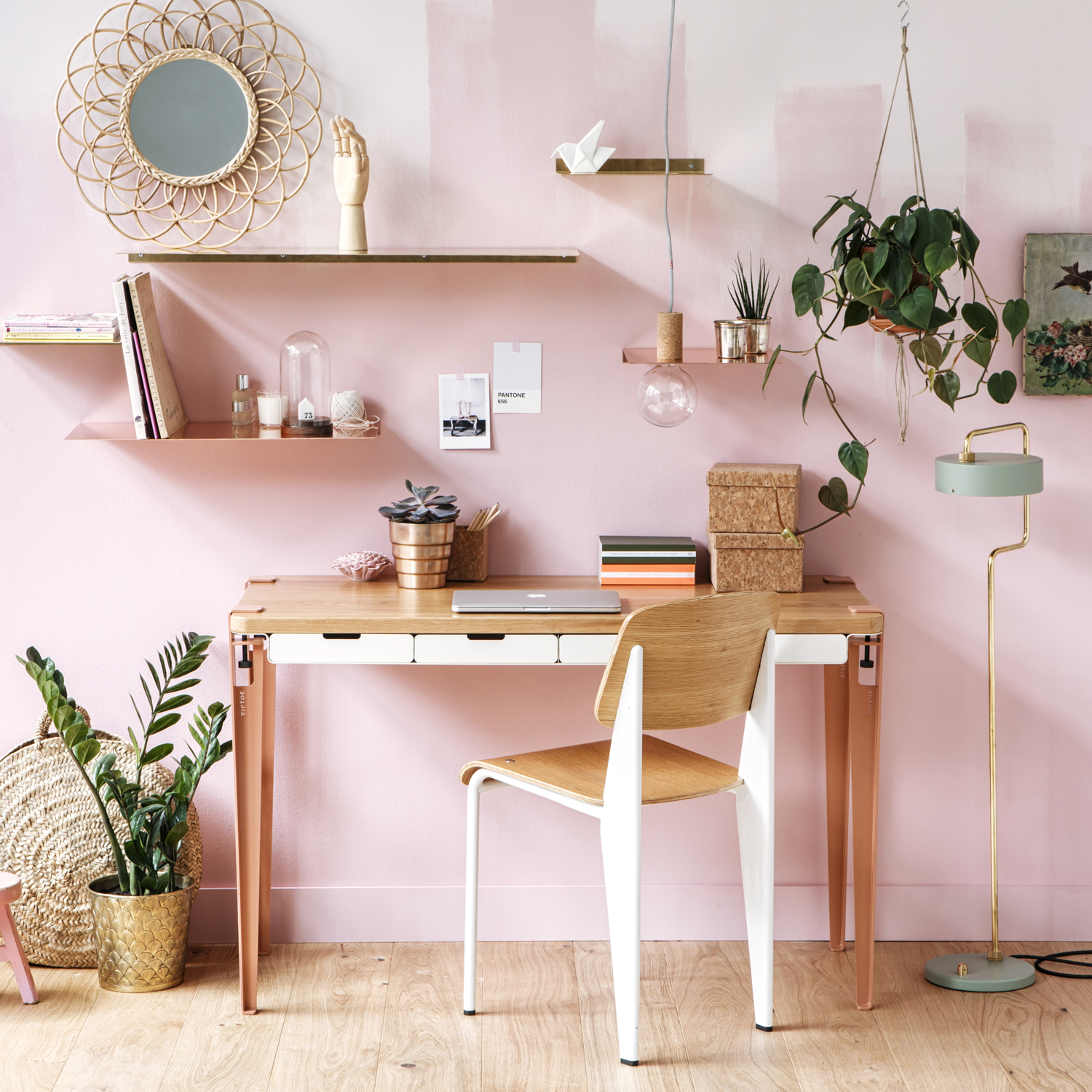 Steel drawers unit for TIPTOE desk